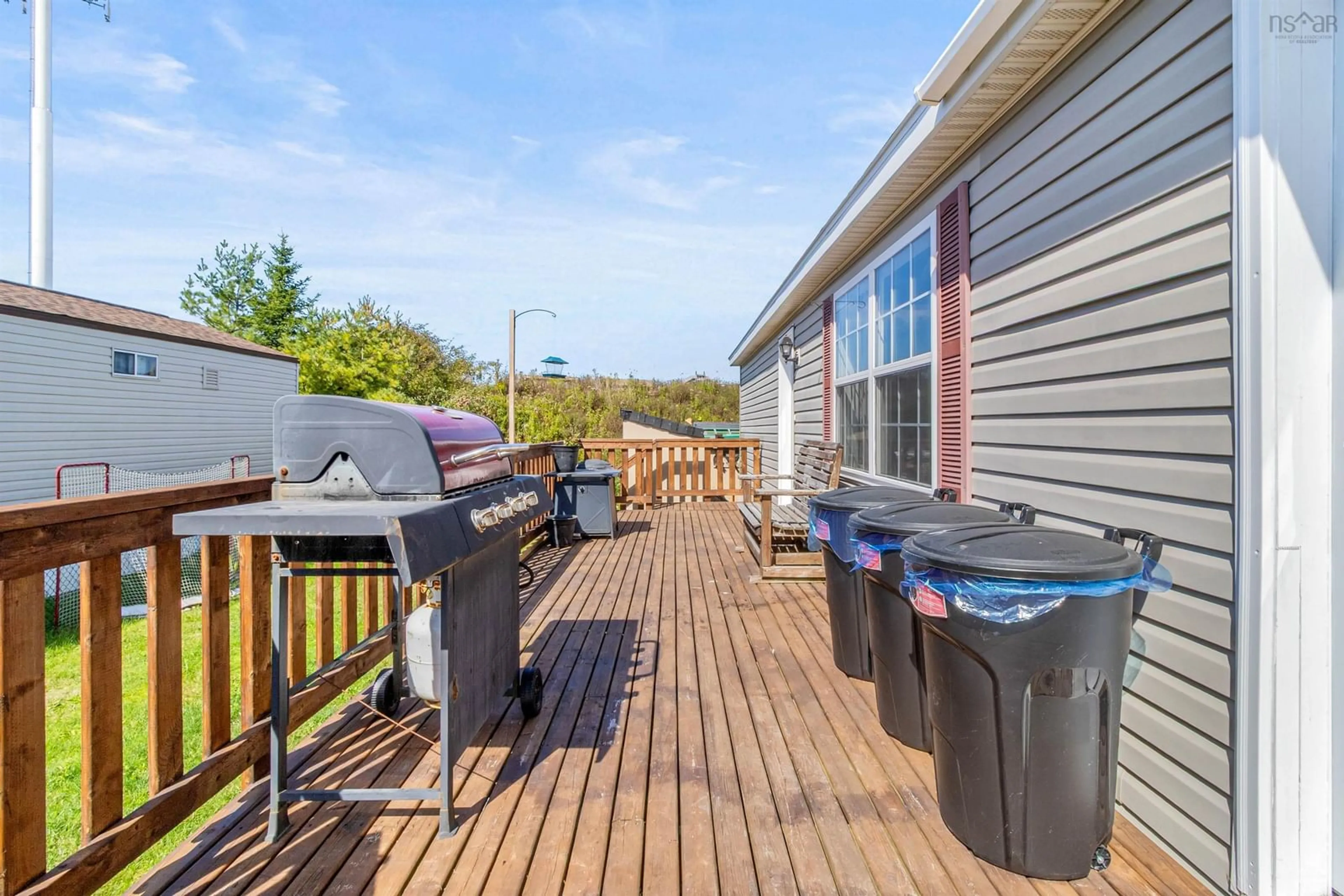 Patio, water/lake/river/ocean view for 28 Pine St, Eastern Passage Nova Scotia B3G 1A9