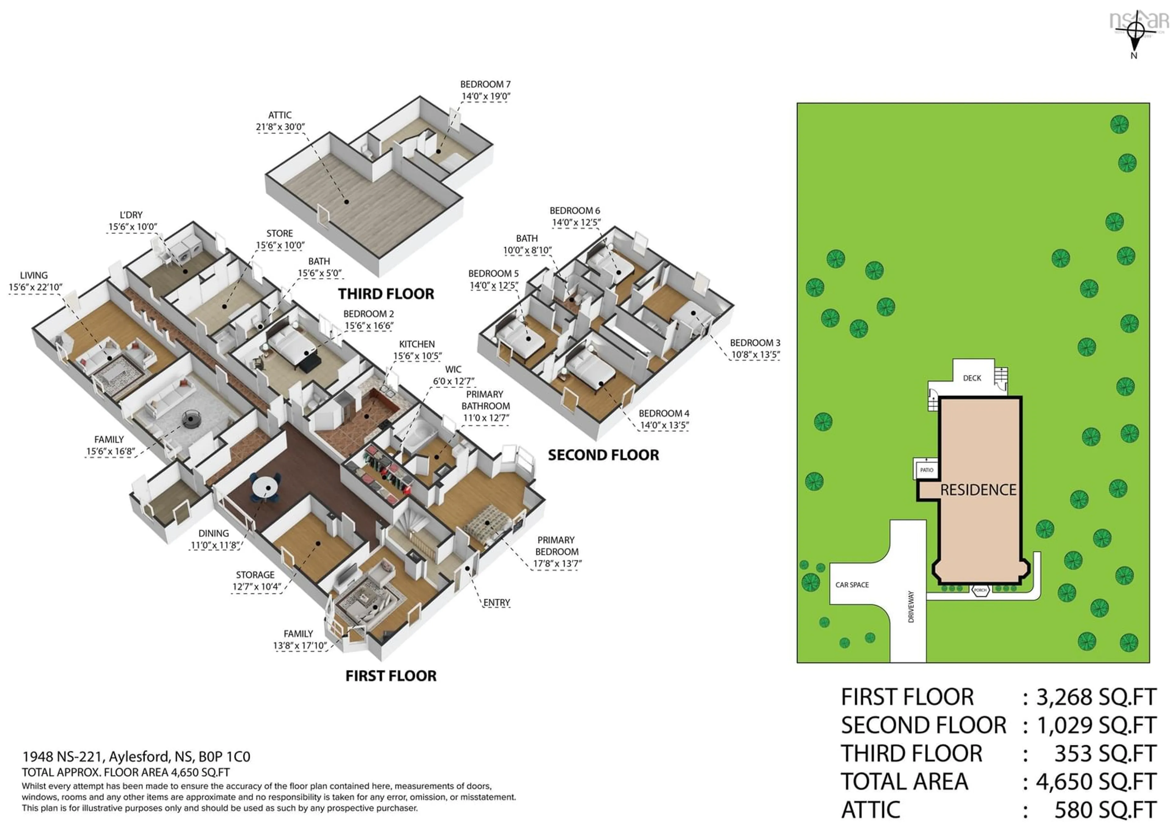 Floor plan for 1948 Highway 221 Hwy, Weltons Corner Nova Scotia B0P 1C0