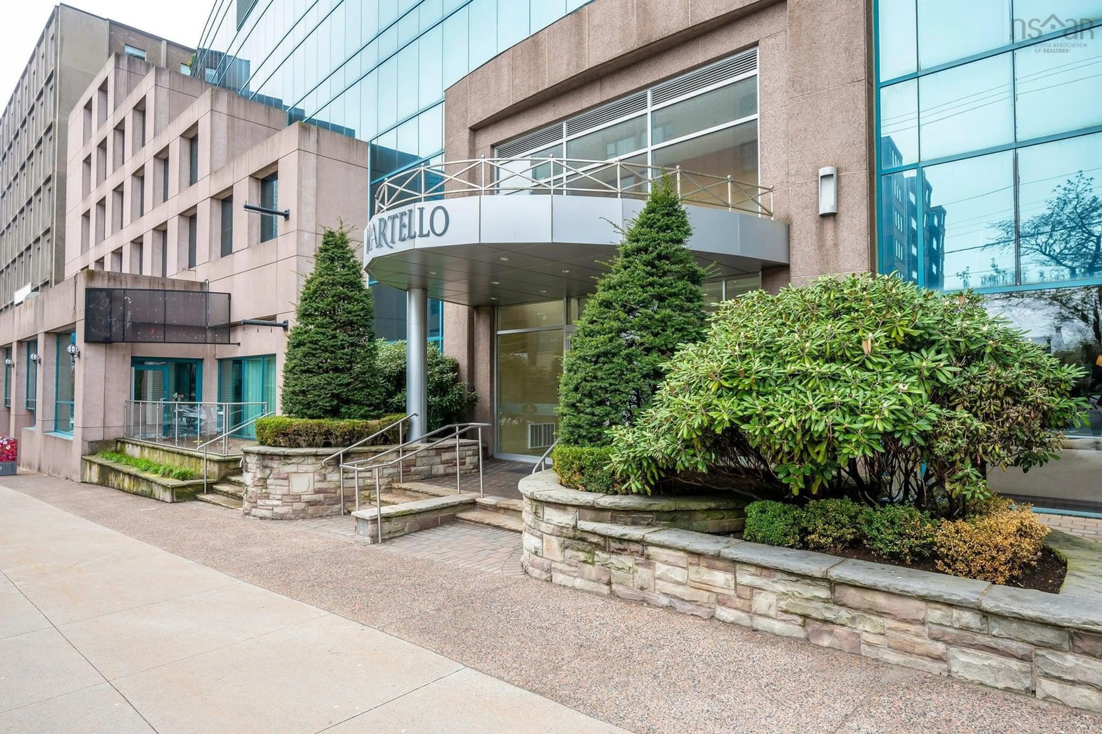 Patio, building for 1550 Dresden Row #1407, Halifax Nova Scotia B3J 4A2