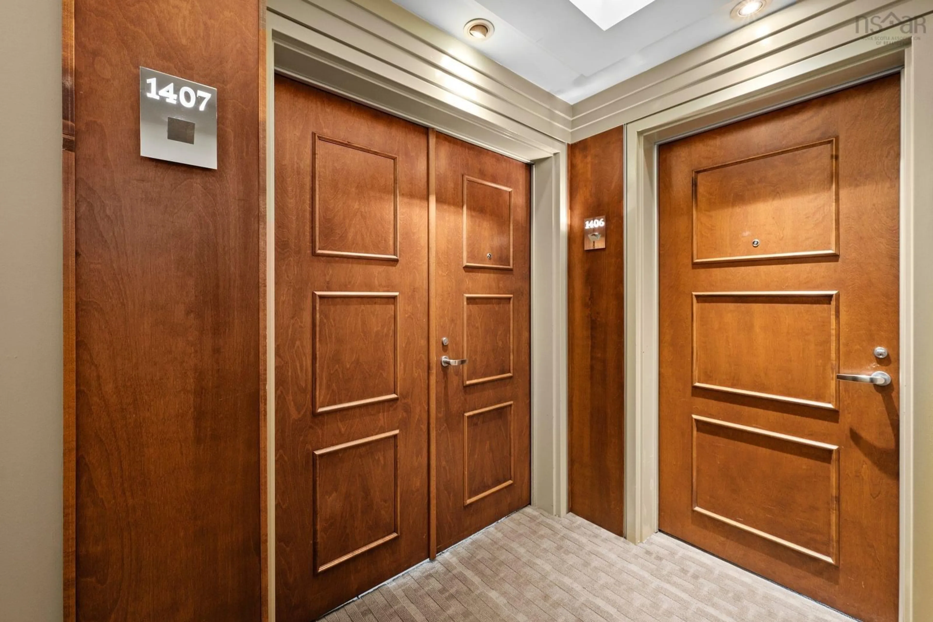 Indoor foyer for 1550 Dresden Row #1407, Halifax Nova Scotia B3J 4A2