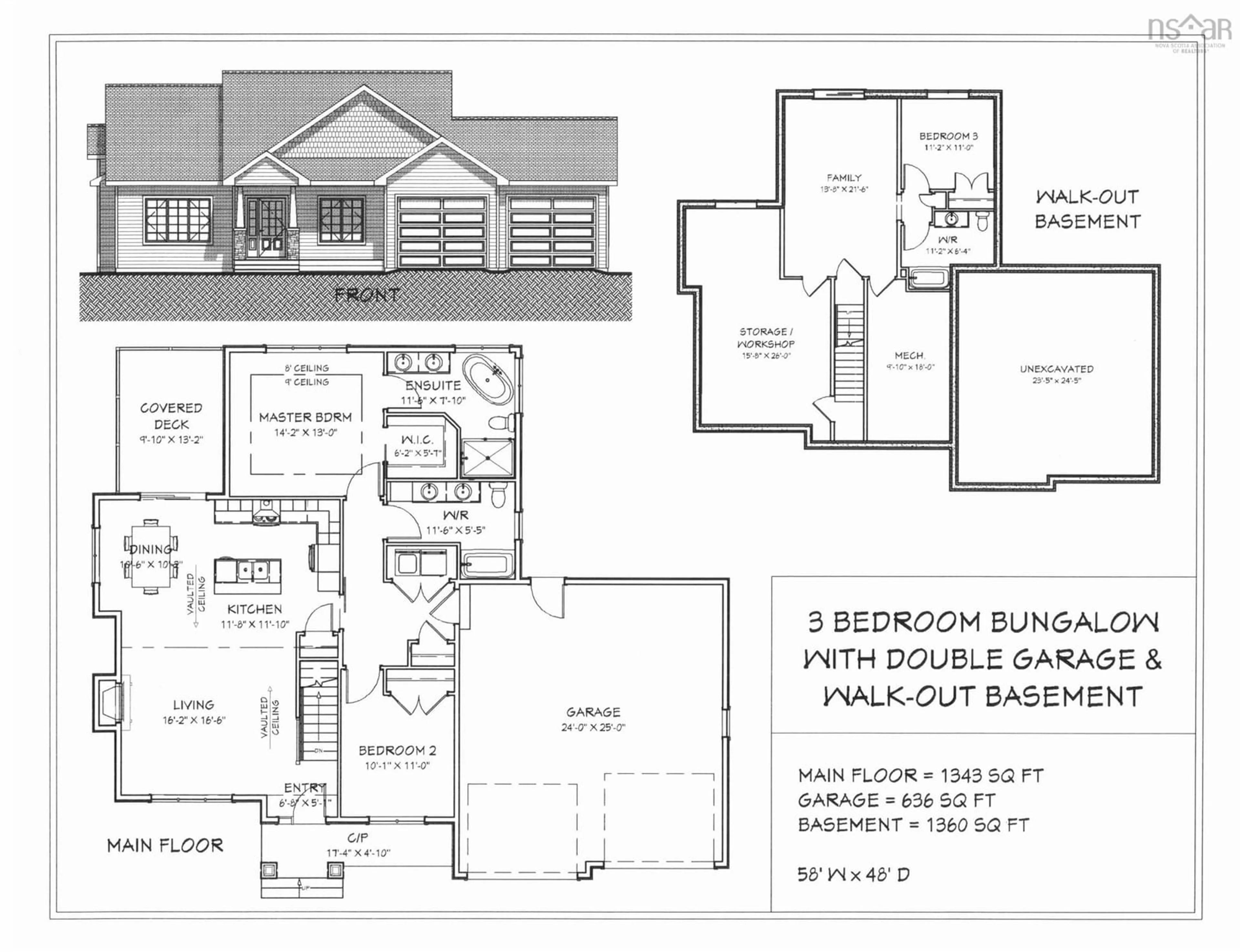Floor plan for Italy Cross Rd #Lot 24-2, Crousetown Nova Scotia B4V 6R5