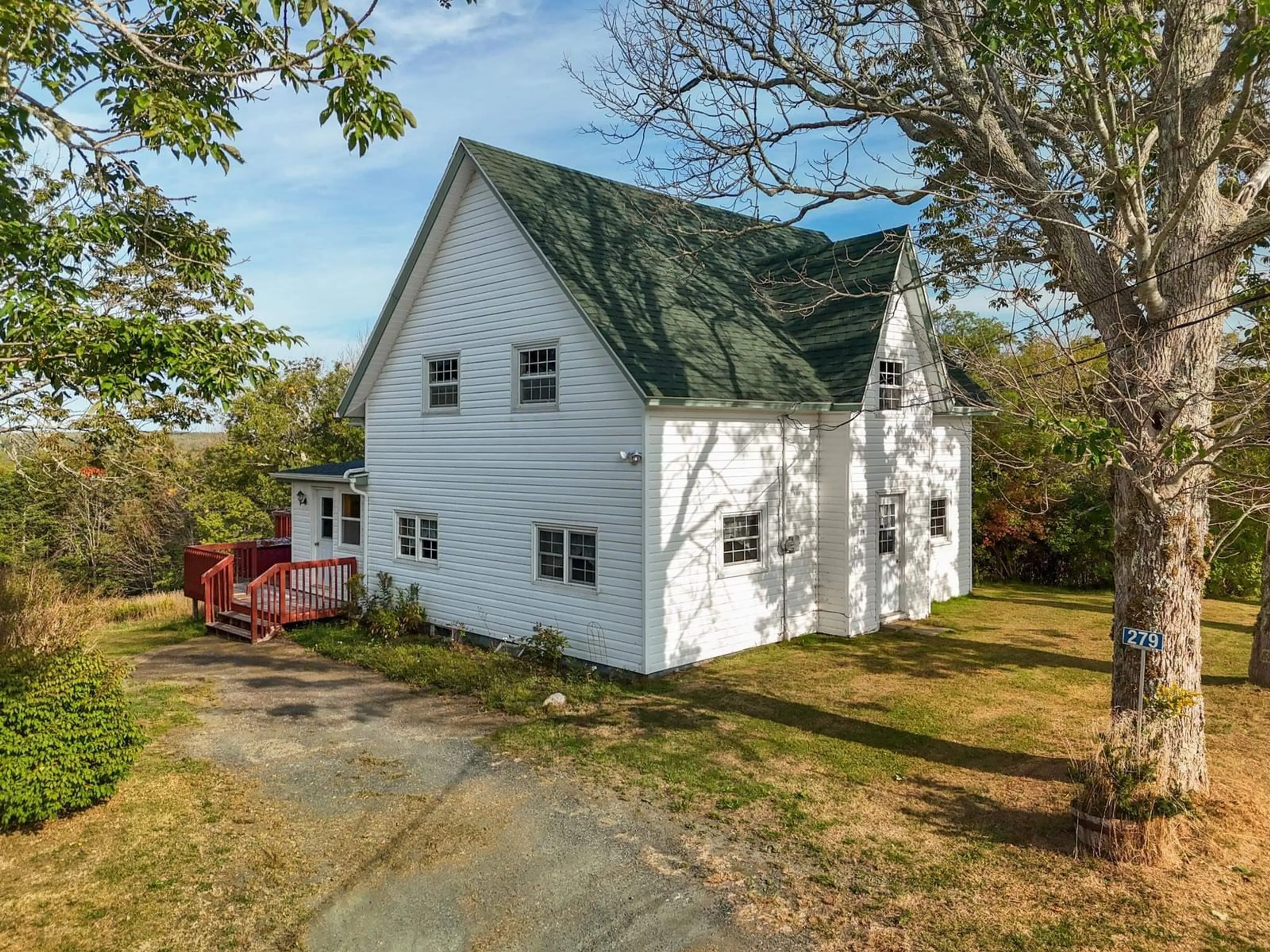 A pic from outside/outdoor area/front of a property/back of a property/a pic from drone, street for 279 Killam Road Rd, Deerfield Nova Scotia B5A 5N8