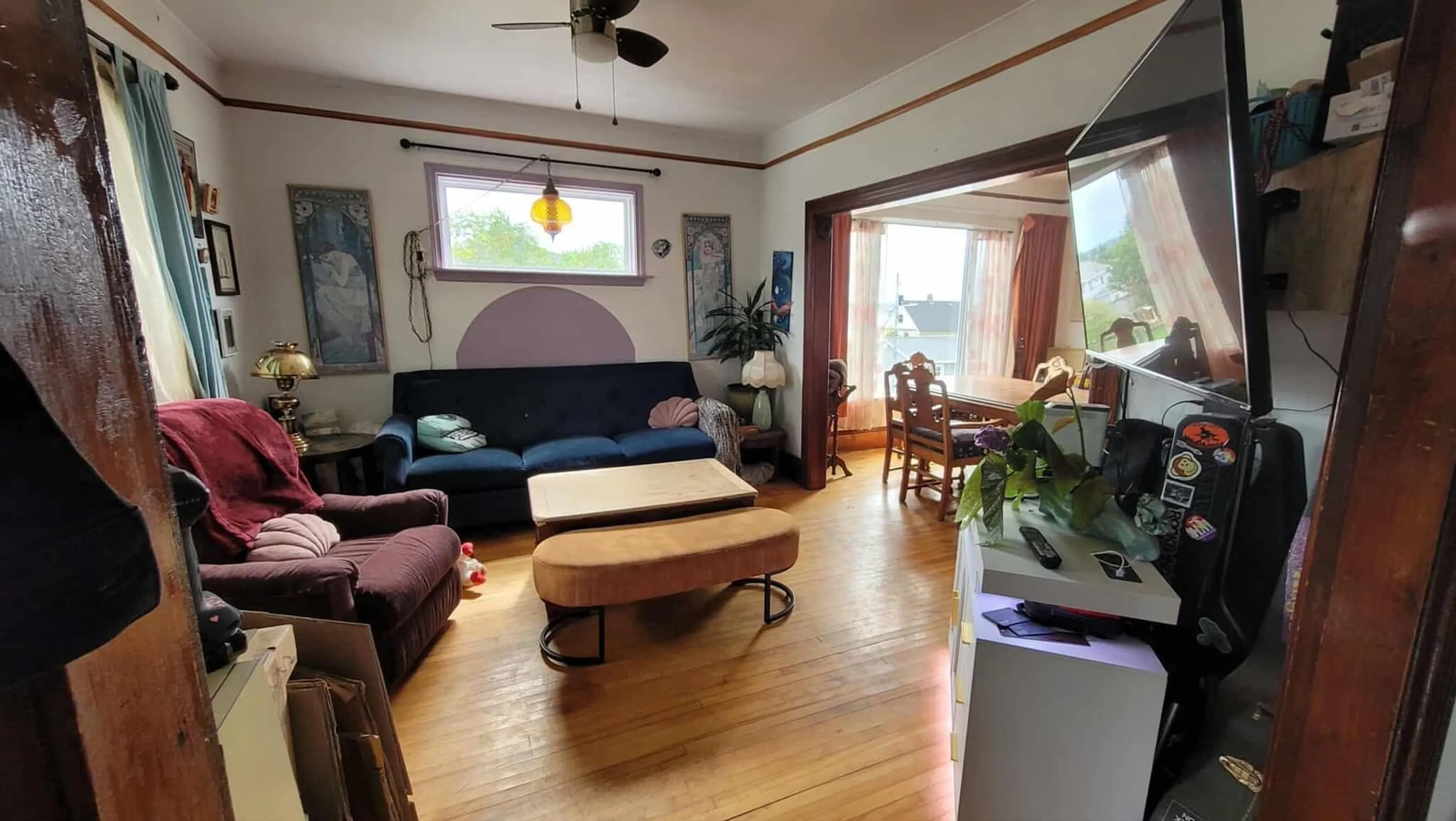 Living room with furniture, unknown for 53 East St, Sydney Nova Scotia B1N 1S7