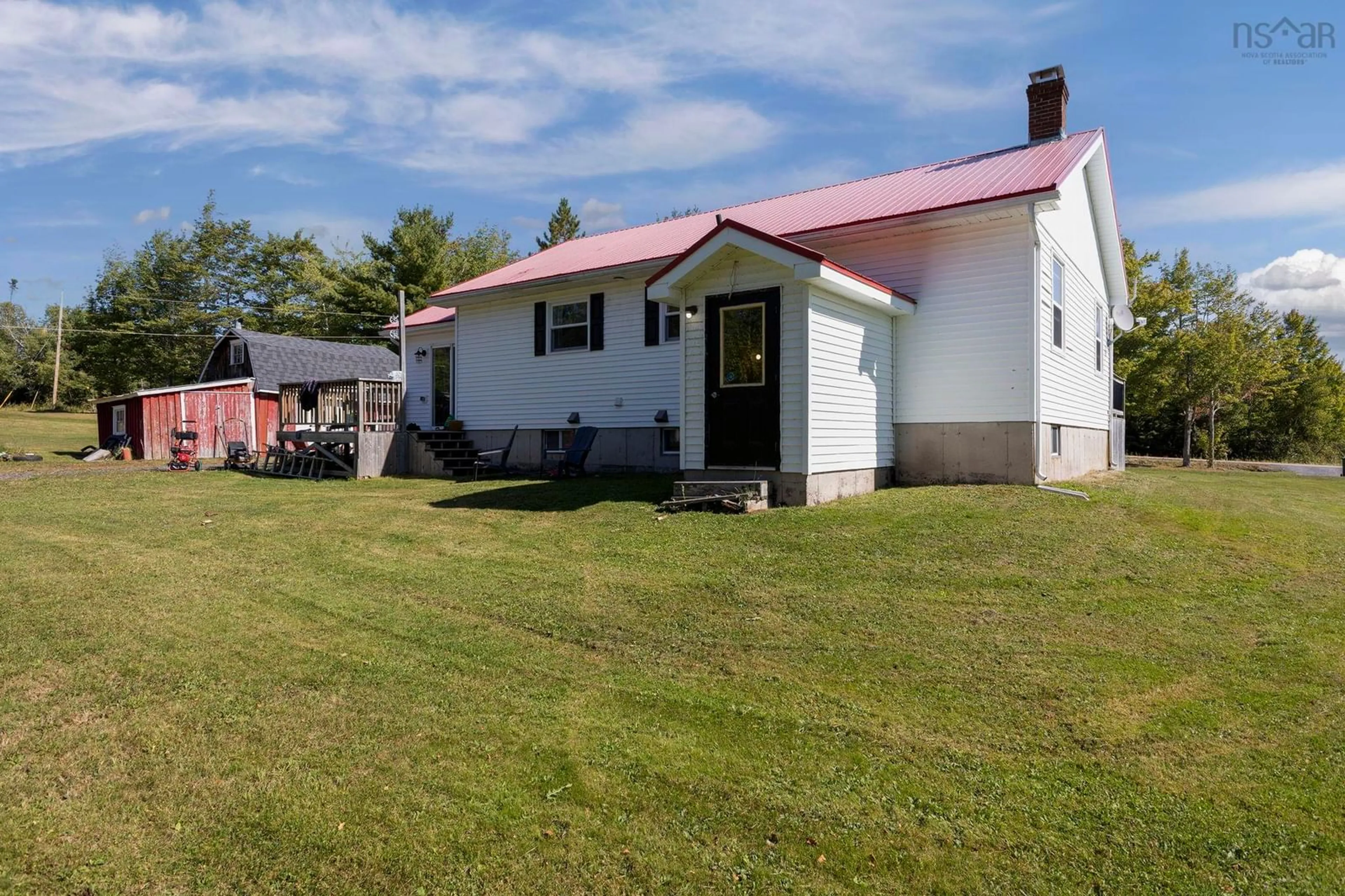 A pic from outside/outdoor area/front of a property/back of a property/a pic from drone, building for 6450 Highway 6, Three Brooks Nova Scotia B0K 1H0