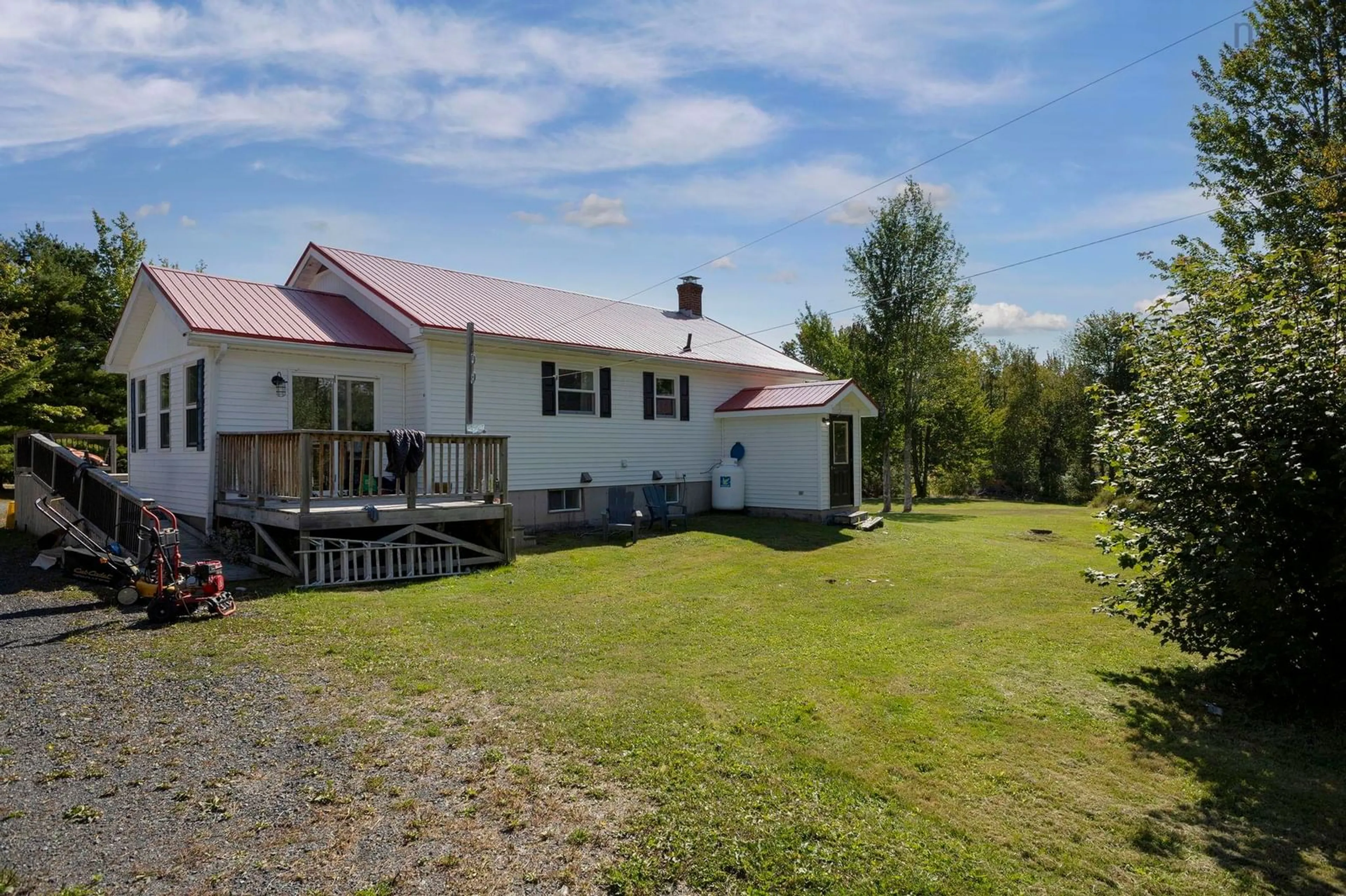 A pic from outside/outdoor area/front of a property/back of a property/a pic from drone, unknown for 6450 Highway 6, Three Brooks Nova Scotia B0K 1H0