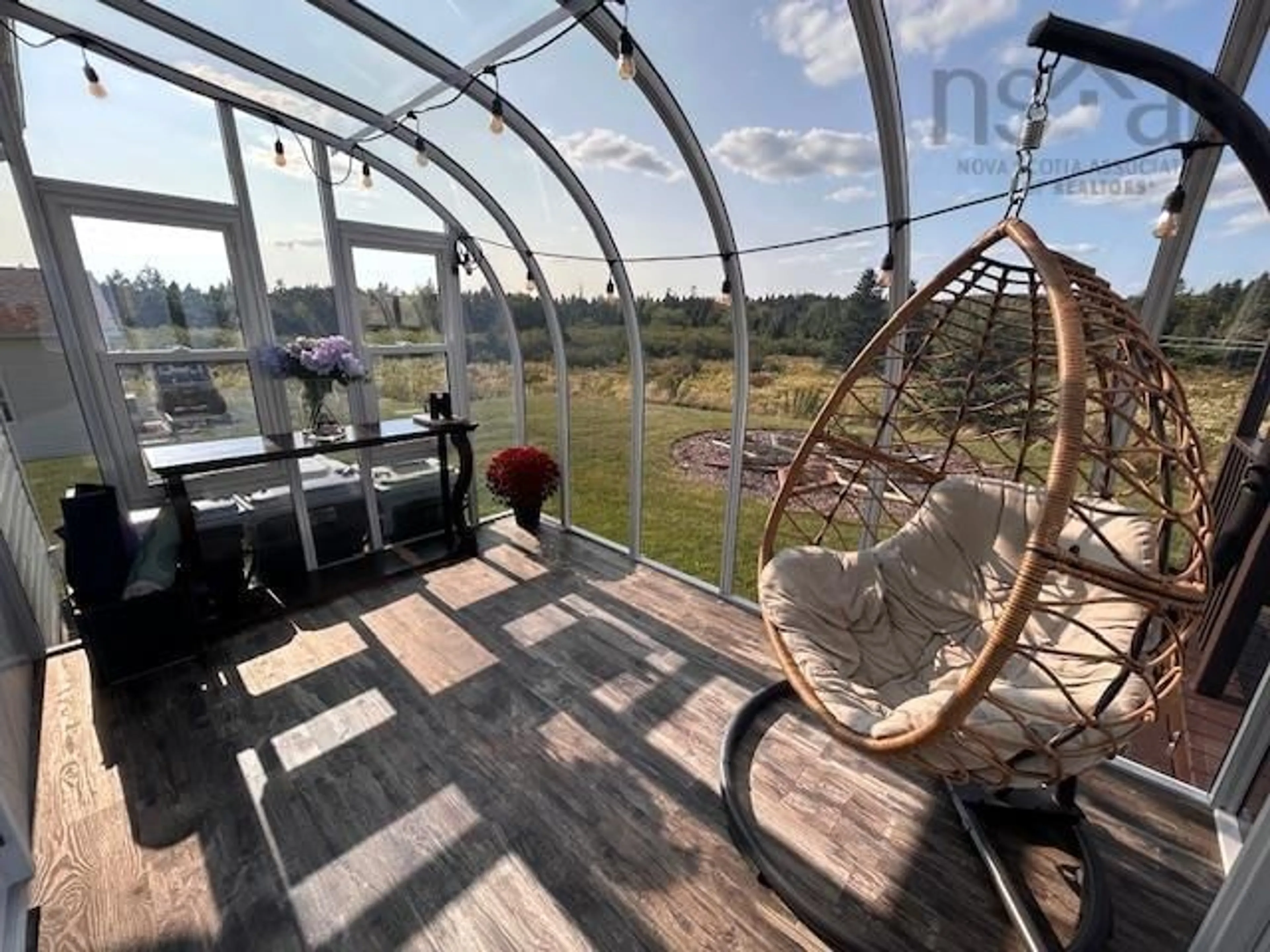 Patio, water/lake/river/ocean view for 1534 Cow Bay Rd, Cow Bay Nova Scotia B3G 1L3