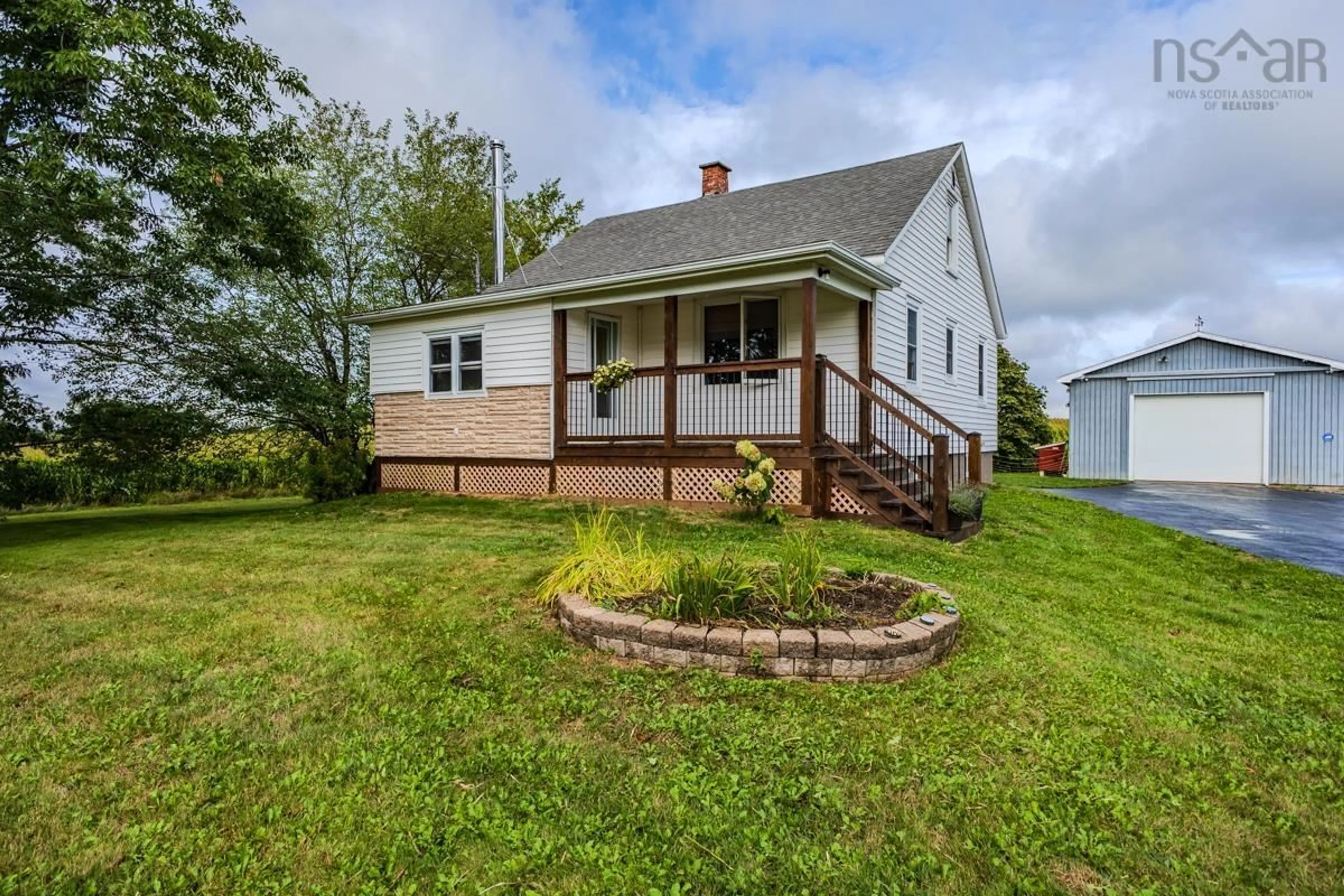 A pic from outside/outdoor area/front of a property/back of a property/a pic from drone, building for 8229 Highway 14, Hardwood Lands Nova Scotia B0N 1Y0
