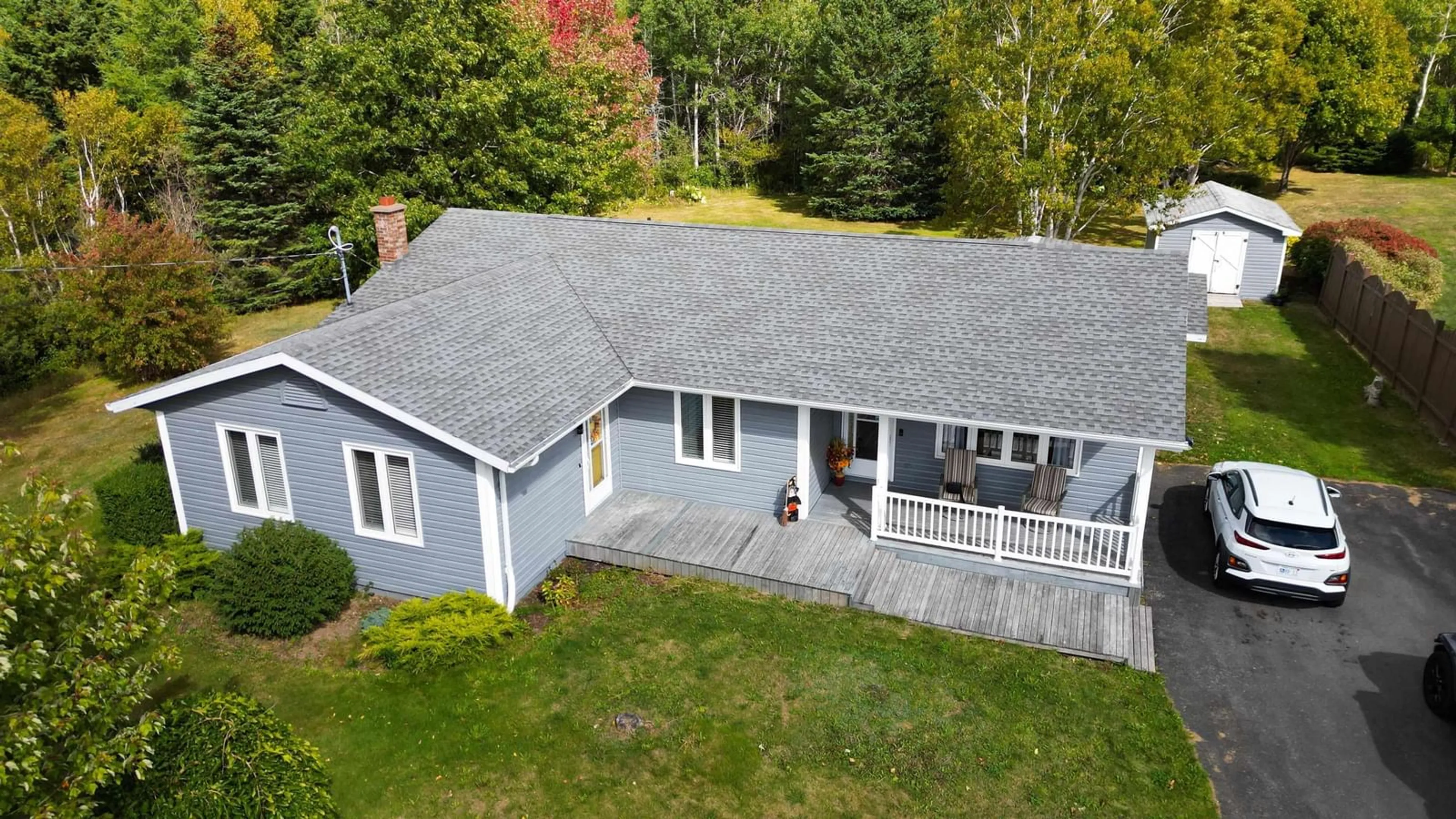 A pic from outside/outdoor area/front of a property/back of a property/a pic from drone, unknown for 15 Nicklewood Dr, River Ryan Nova Scotia B1H 5R9