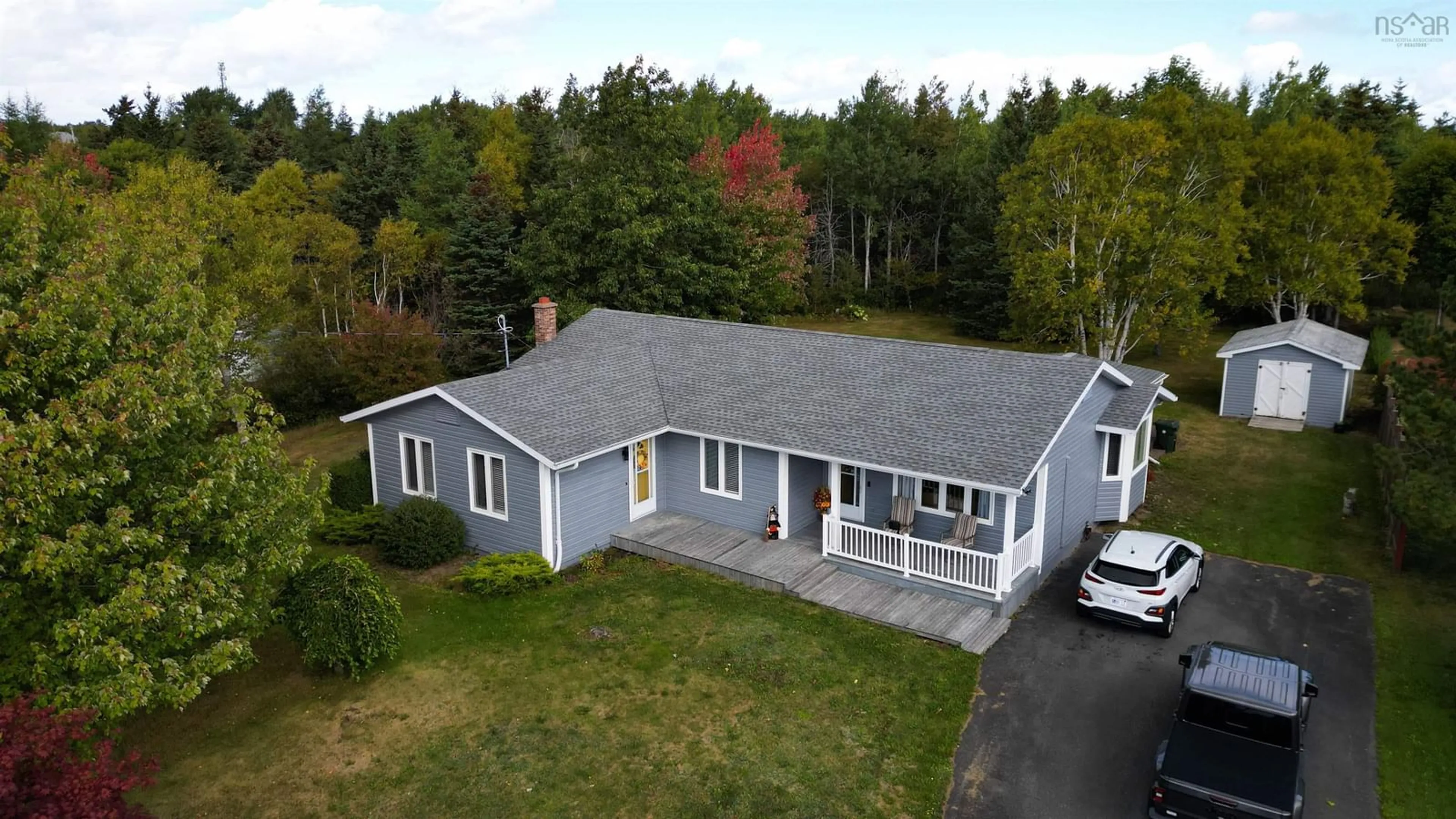 A pic from outside/outdoor area/front of a property/back of a property/a pic from drone, unknown for 15 Nicklewood Dr, River Ryan Nova Scotia B1H 5R9