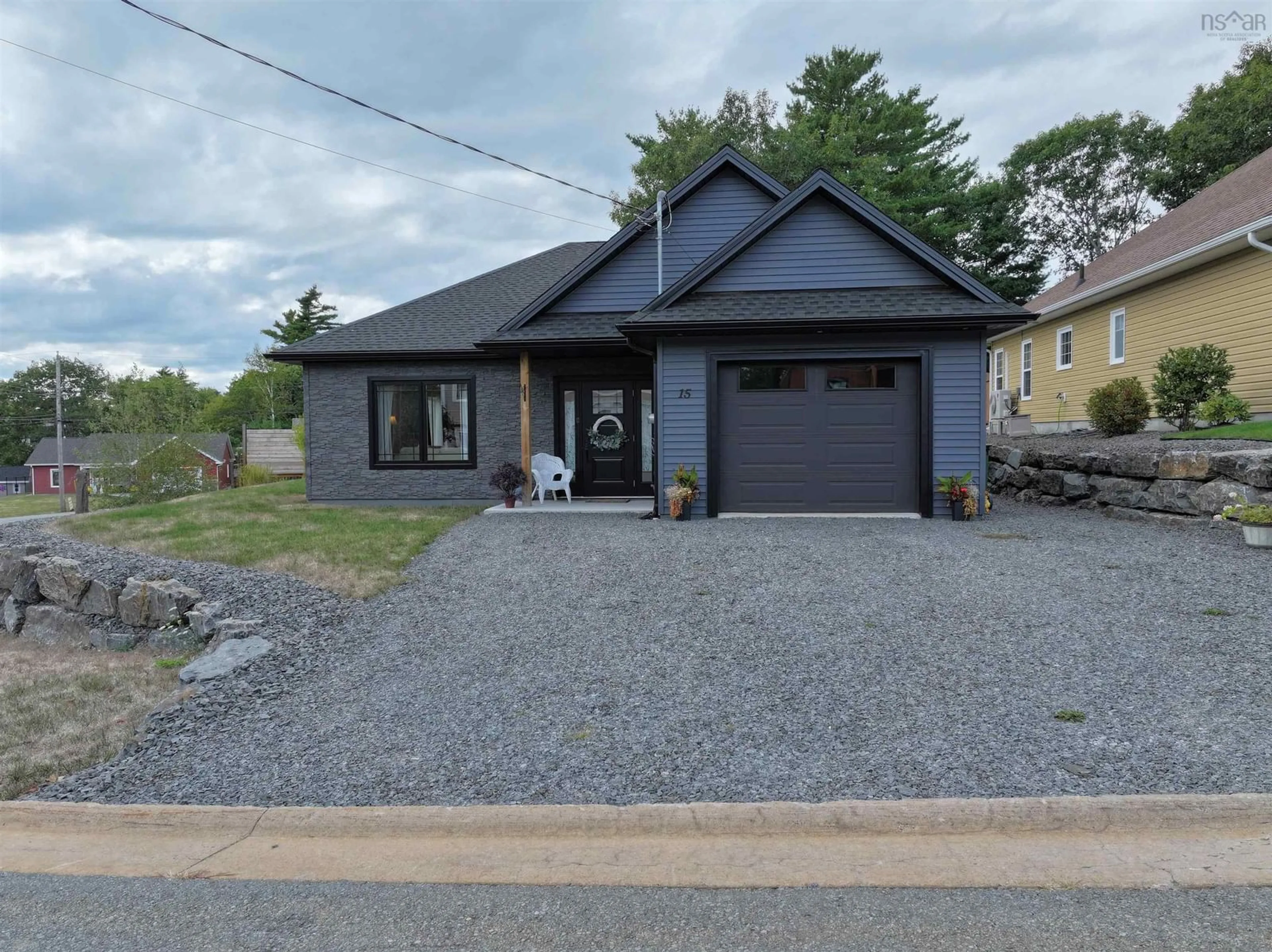 Home with brick exterior material, street for 15 Dr Ernst Crt, Bridgewater Nova Scotia B4V 9A3