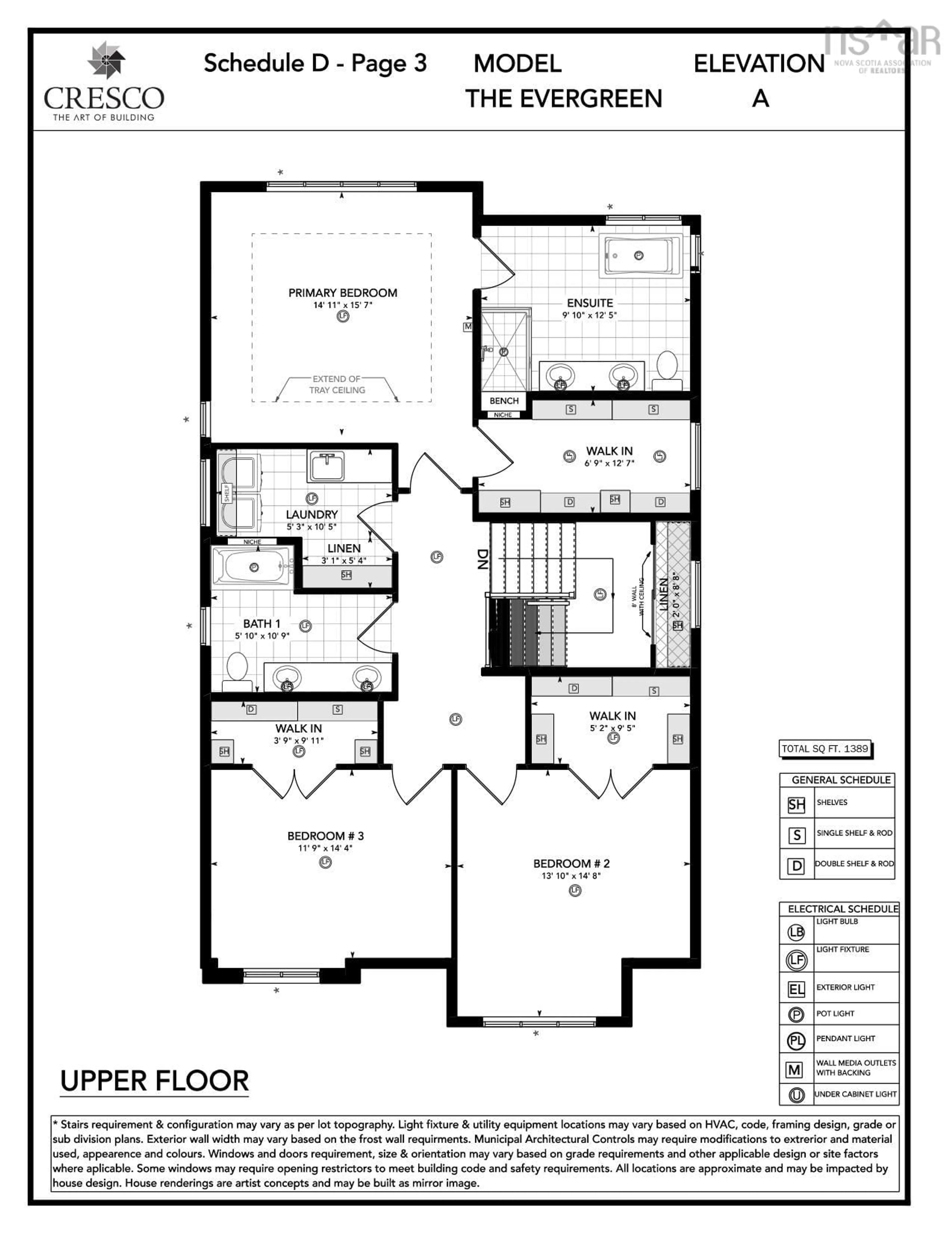 Floor plan for 10 Gardenia Way #GW002, Dartmouth Nova Scotia B2X 0C7
