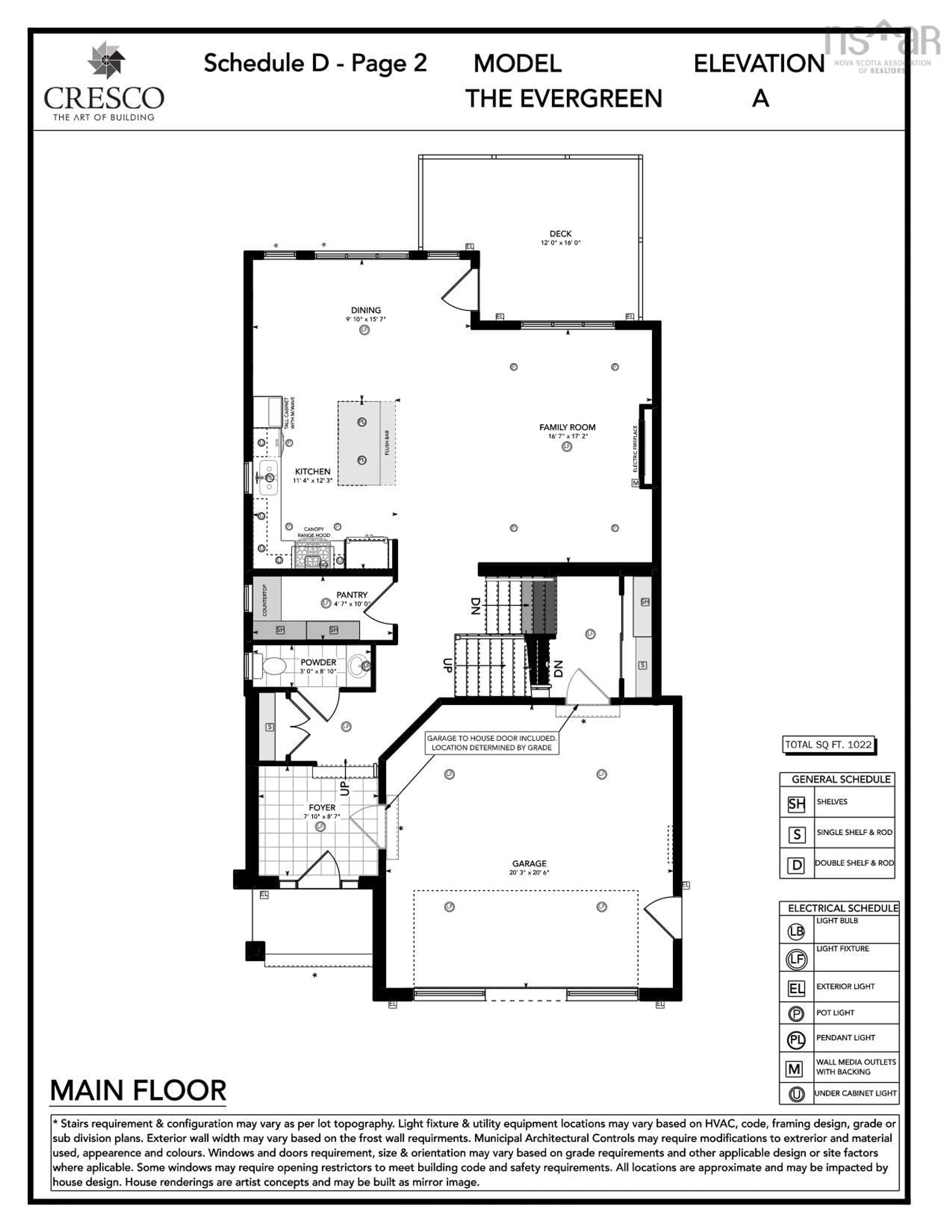 Floor plan for 194 Gardenia Way #GW028, Dartmouth Nova Scotia B2X 0C7