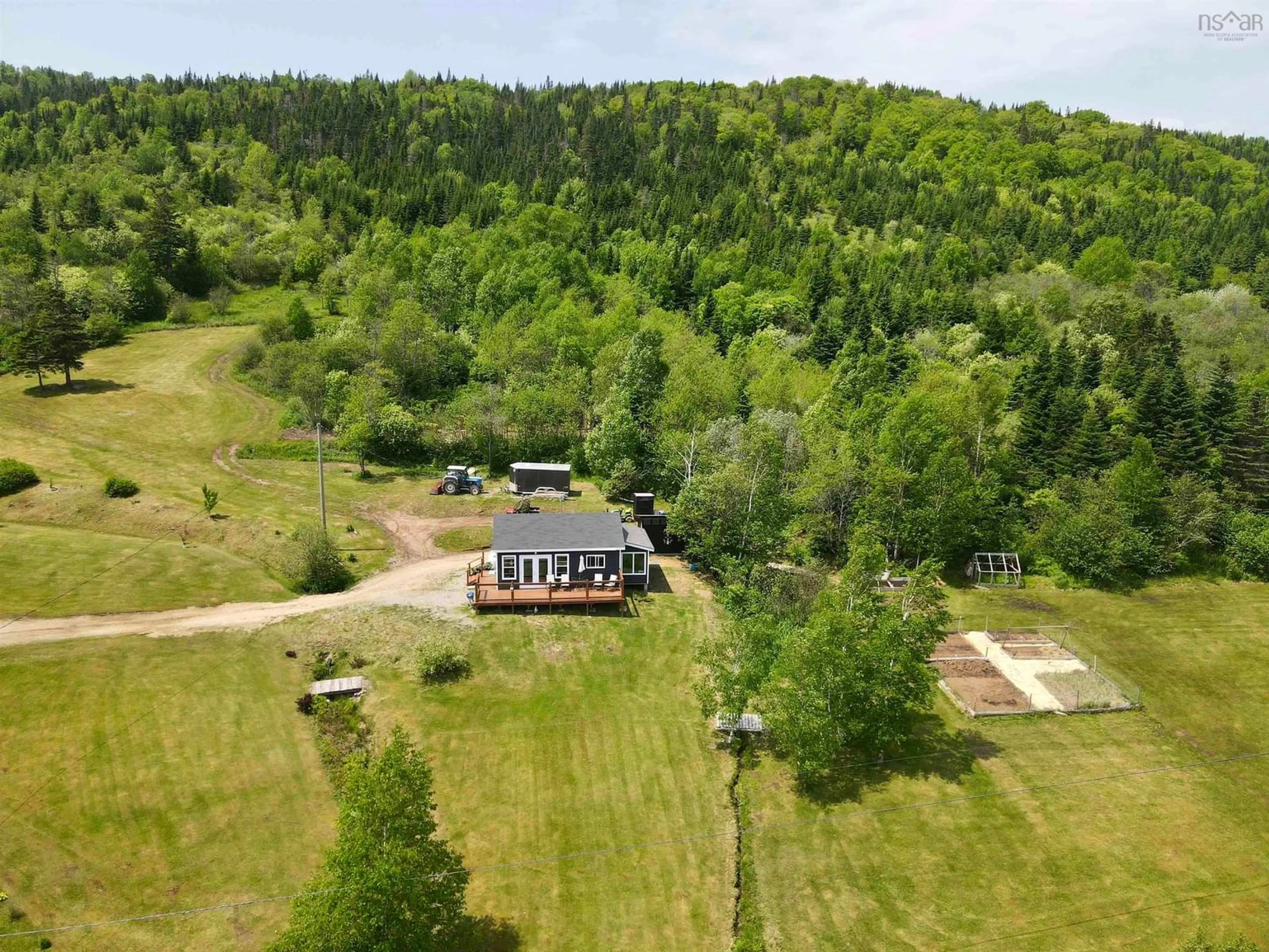 A pic from outside/outdoor area/front of a property/back of a property/a pic from drone, unknown for 222 Benacadie West Rd, Benacadie Pond Nova Scotia B1T 1H1