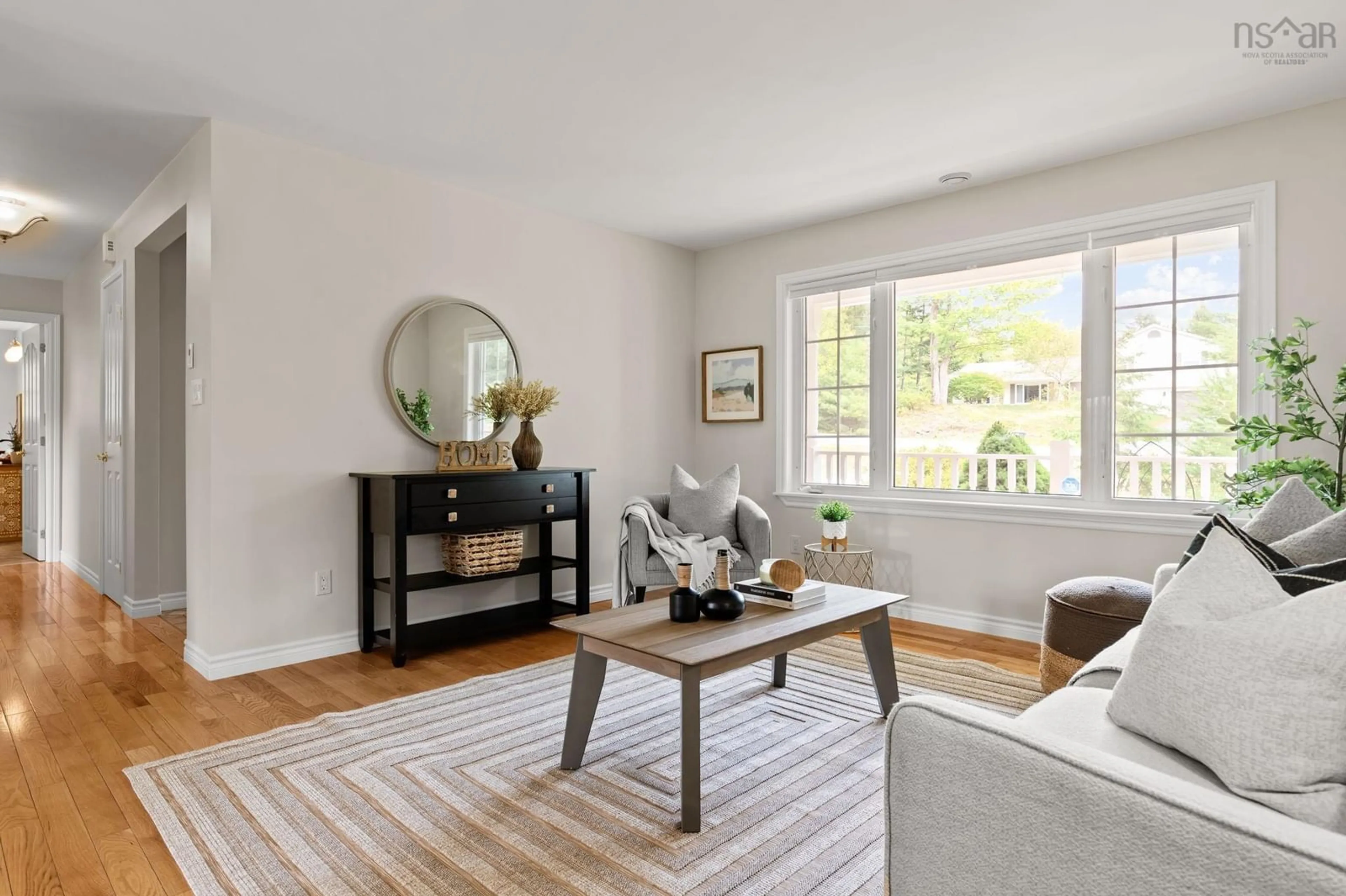 Living room with furniture, unknown for 24 Carriage Rd, Windsor Junction Nova Scotia B2T 1G3