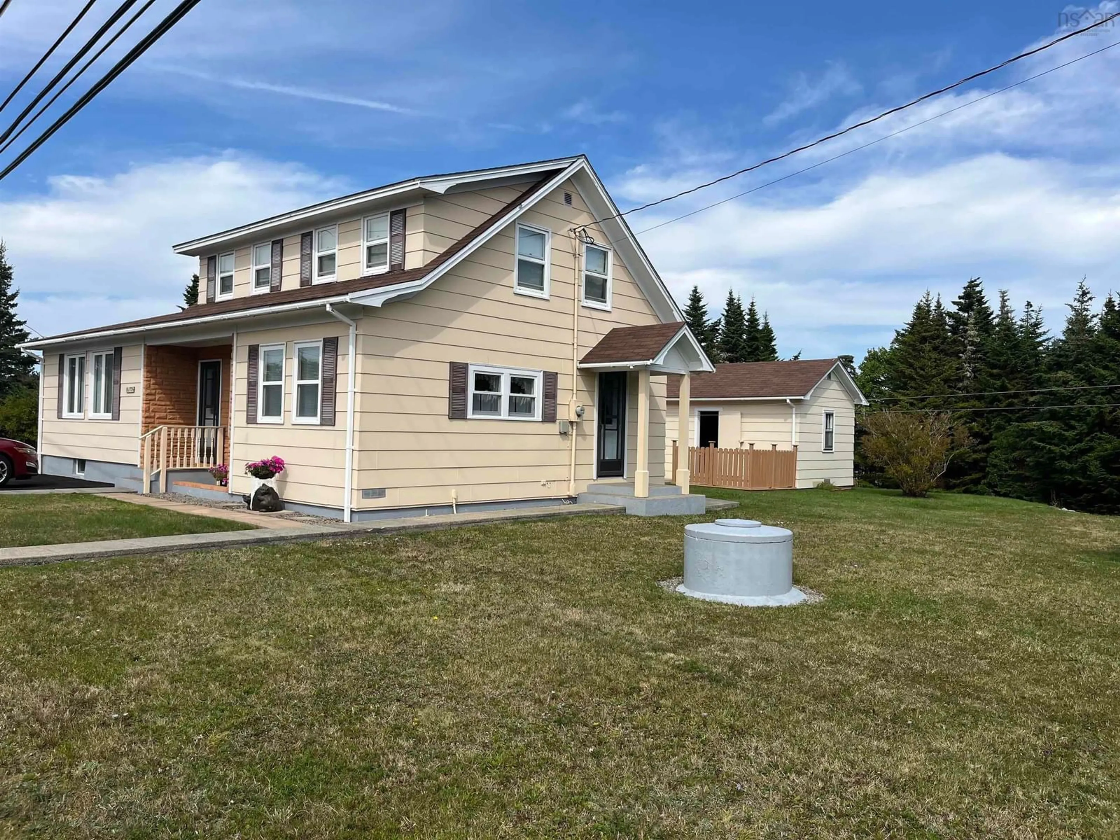 A pic from outside/outdoor area/front of a property/back of a property/a pic from drone, street for 1776 Highway 330, Newellton Nova Scotia B0W 1P0