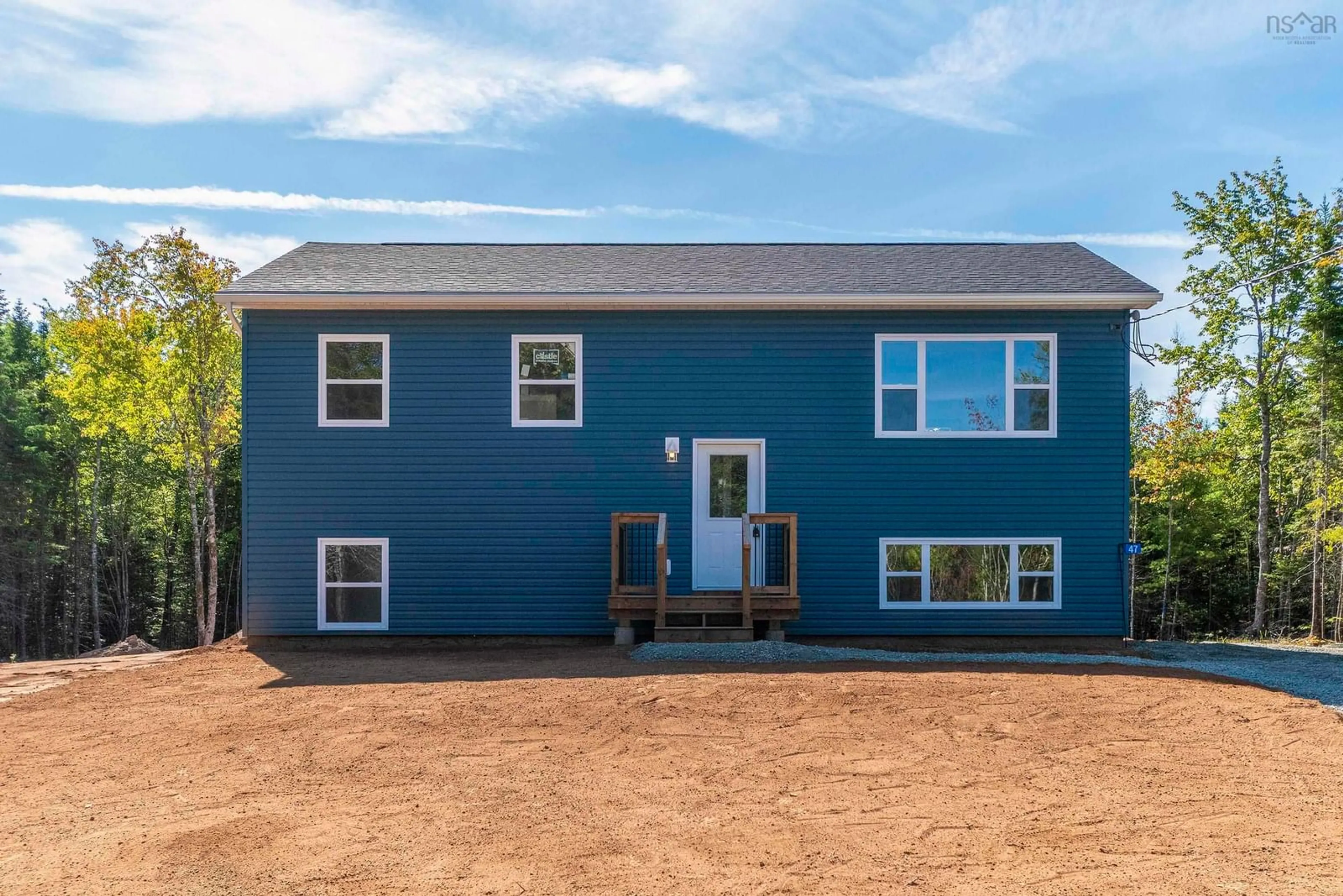 Home with vinyl exterior material, building for 47 Maloney Rd, Admiral Rock Nova Scotia B0N 2H0