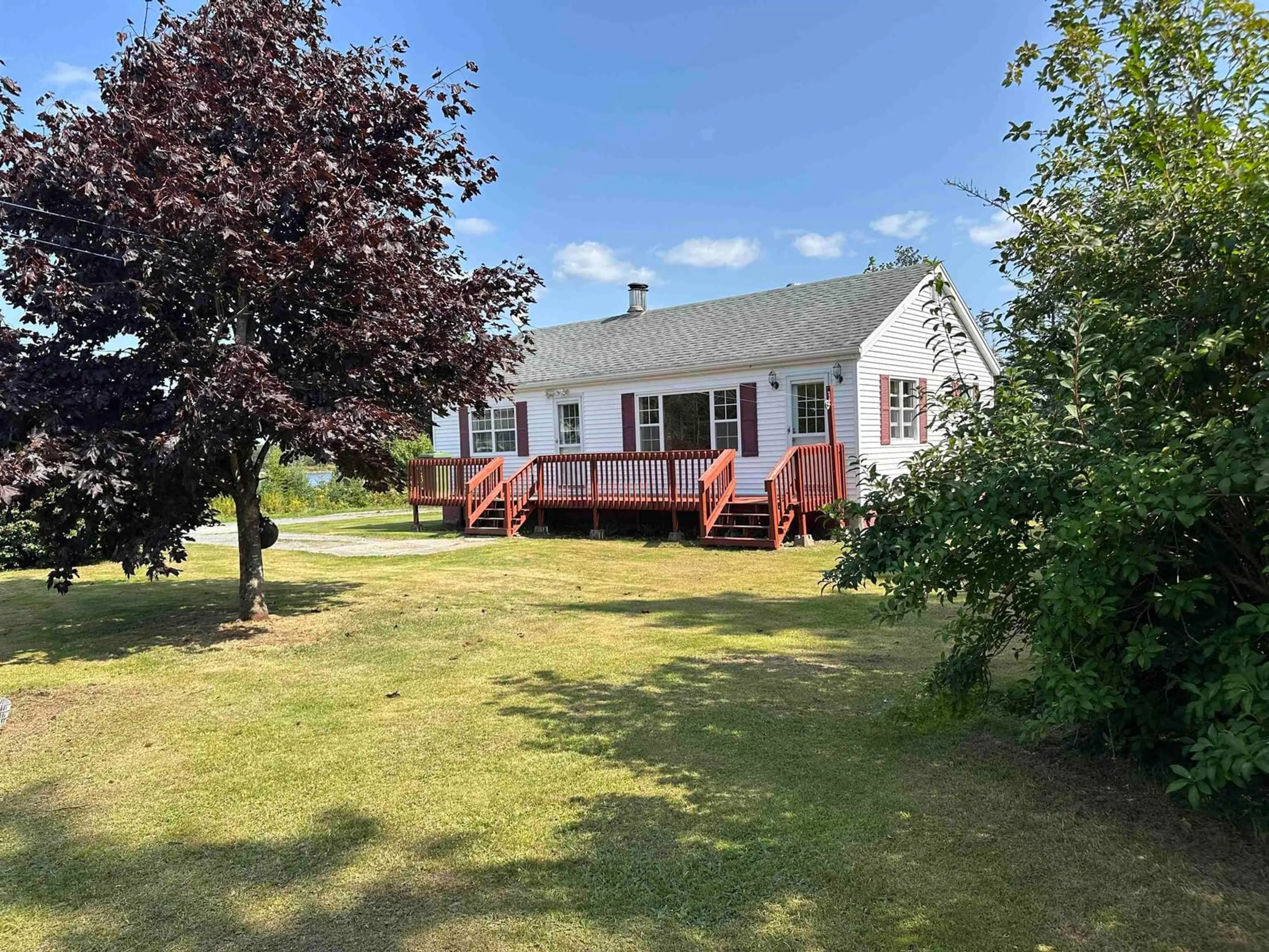 A pic from outside/outdoor area/front of a property/back of a property/a pic from drone, water/lake/river/ocean view for 1110 Mushaboom Rd, Mushaboom Nova Scotia B0J 3H0