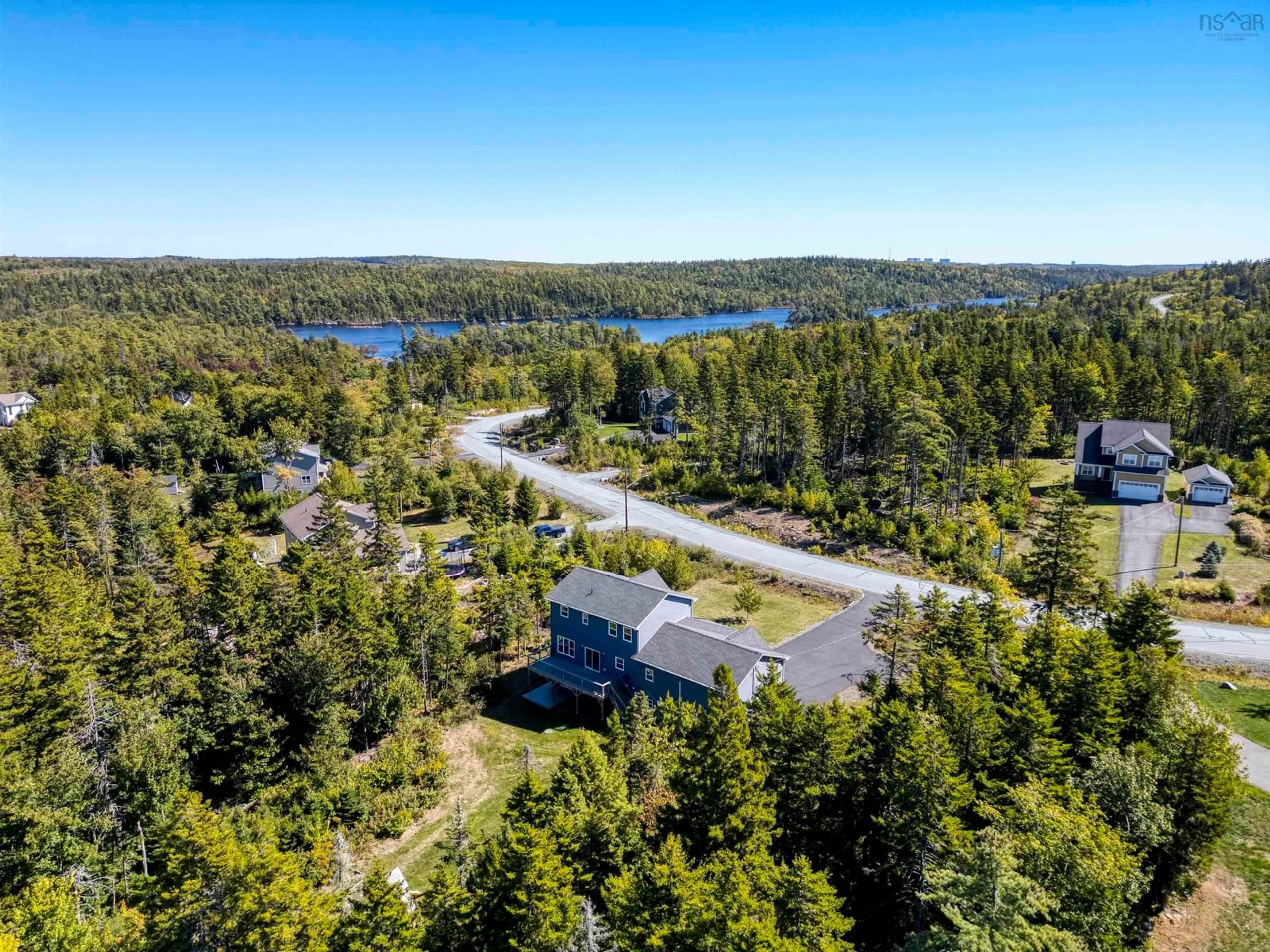 A pic from outside/outdoor area/front of a property/back of a property/a pic from drone, water/lake/river/ocean view for 80 Goldeneye Dr, Timberlea Nova Scotia B3T 0E6