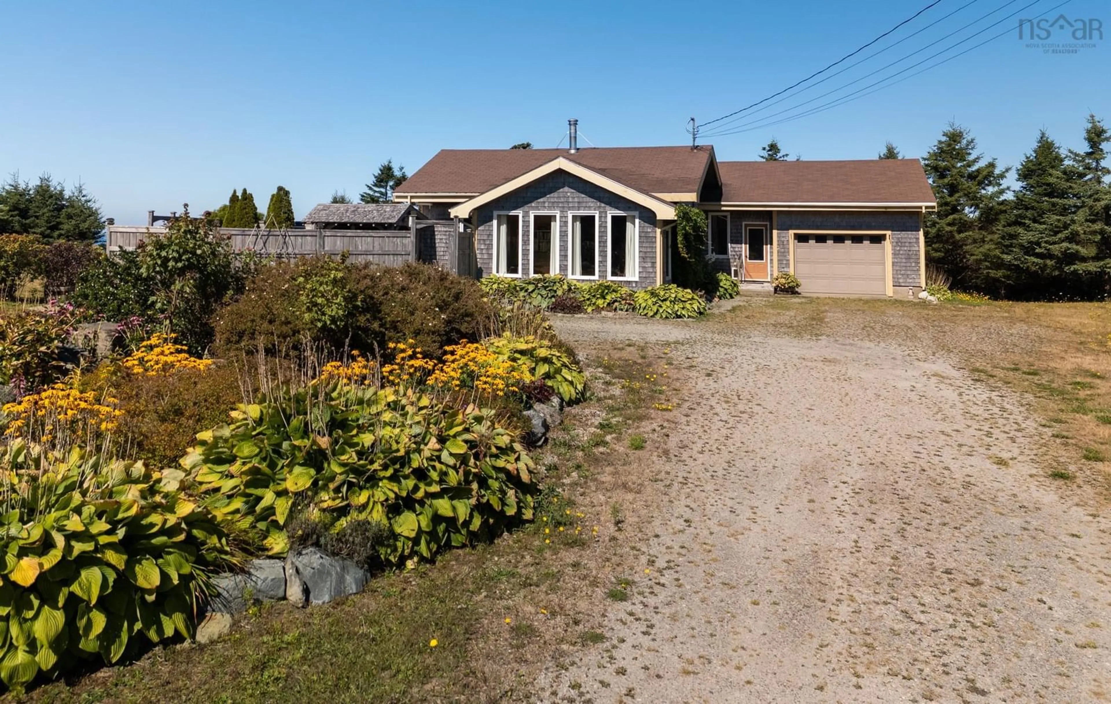 A pic from outside/outdoor area/front of a property/back of a property/a pic from drone, street for 40 Country Lane, Lower West Pubnico Nova Scotia B0W 2C0