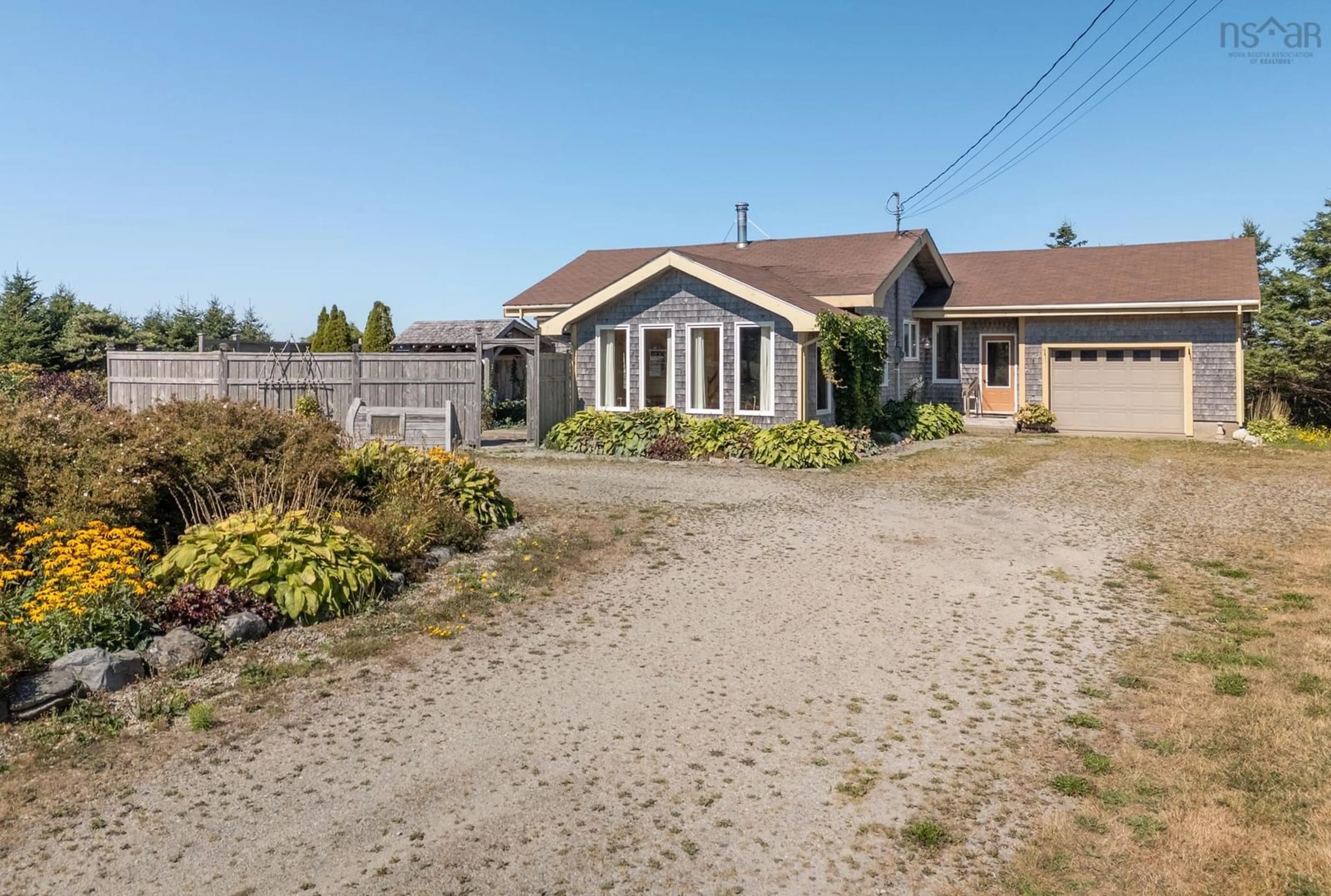 A pic from outside/outdoor area/front of a property/back of a property/a pic from drone, street for 40 Country Lane, Lower West Pubnico Nova Scotia B0W 2C0