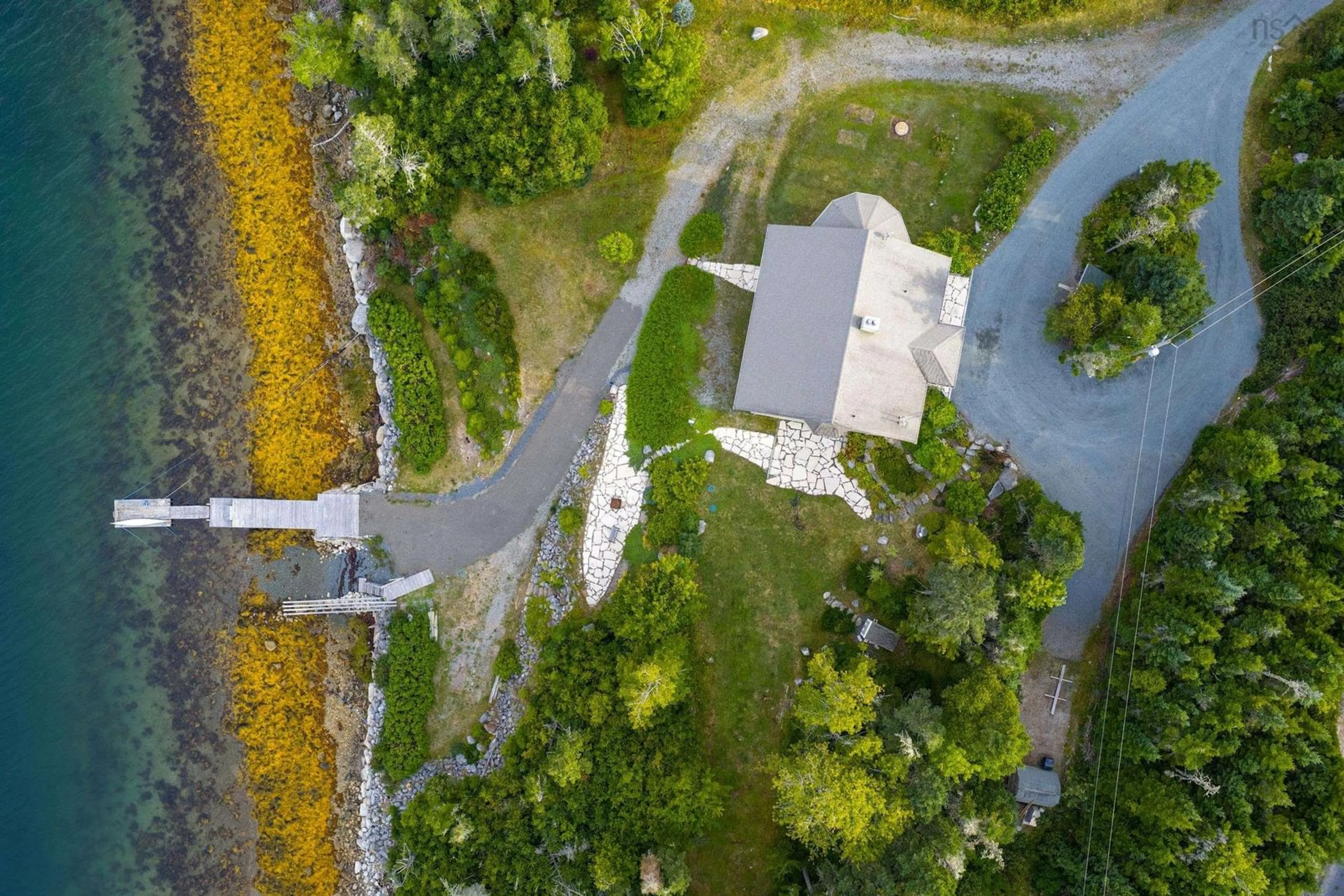 A pic from outside/outdoor area/front of a property/back of a property/a pic from drone, street for 43 Bayview Cres, Prospect Nova Scotia B3T 2C9