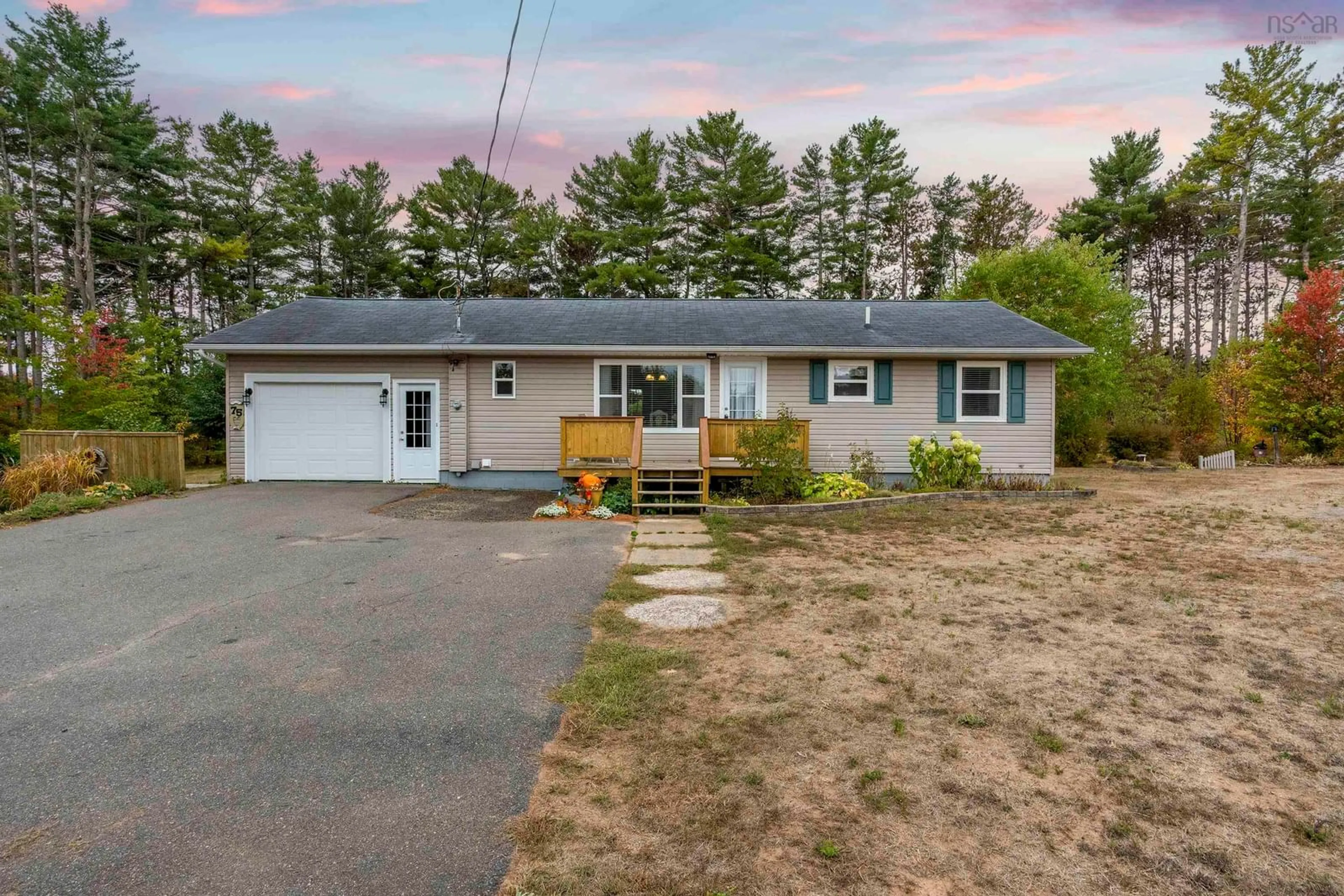 A pic from outside/outdoor area/front of a property/back of a property/a pic from drone, street for 75 Cook Ave, Wilmot Nova Scotia B0P 1W0