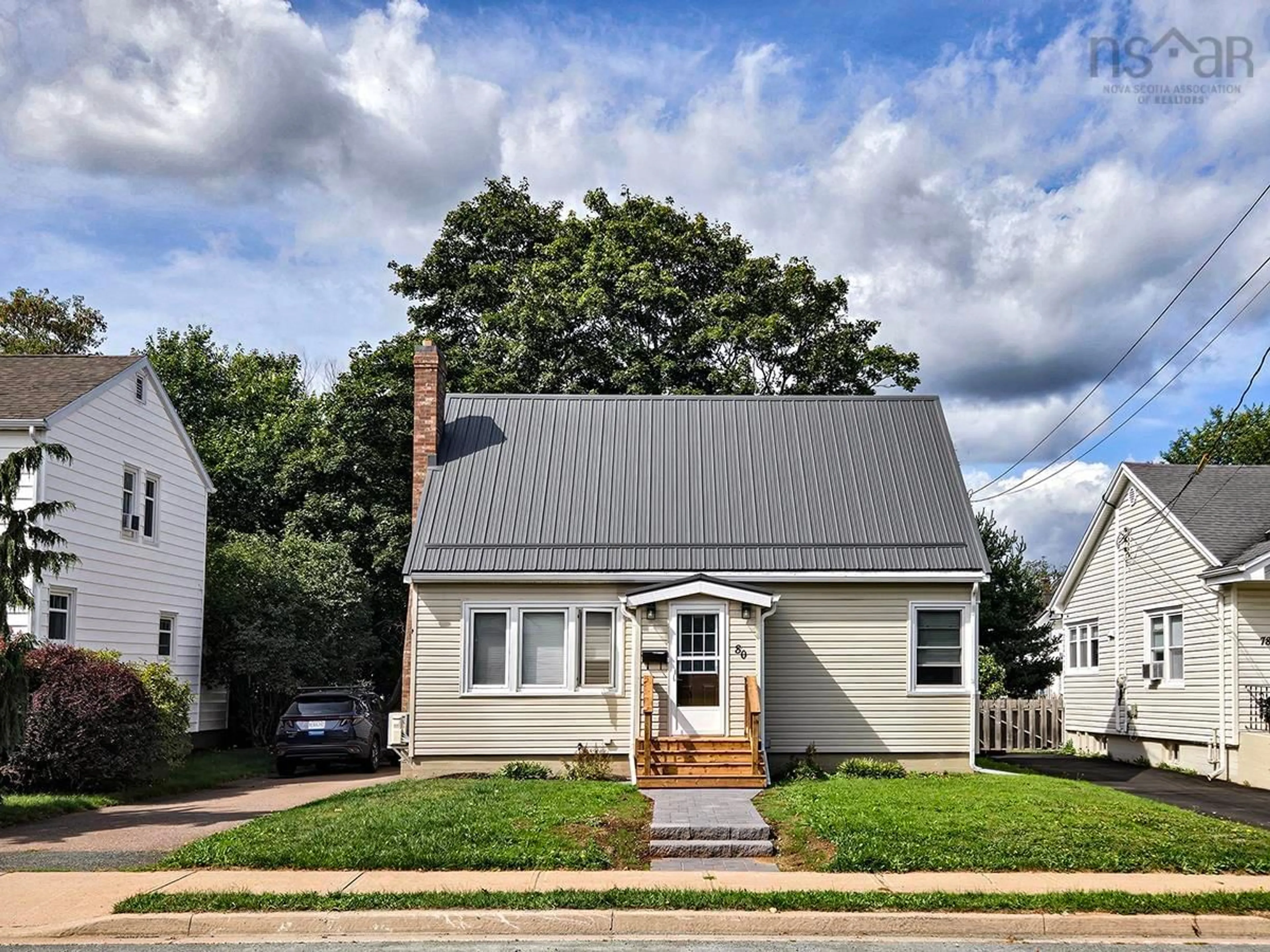 Home with vinyl exterior material, street for 80 Normandy Ave, Truro Nova Scotia B2N 3J7
