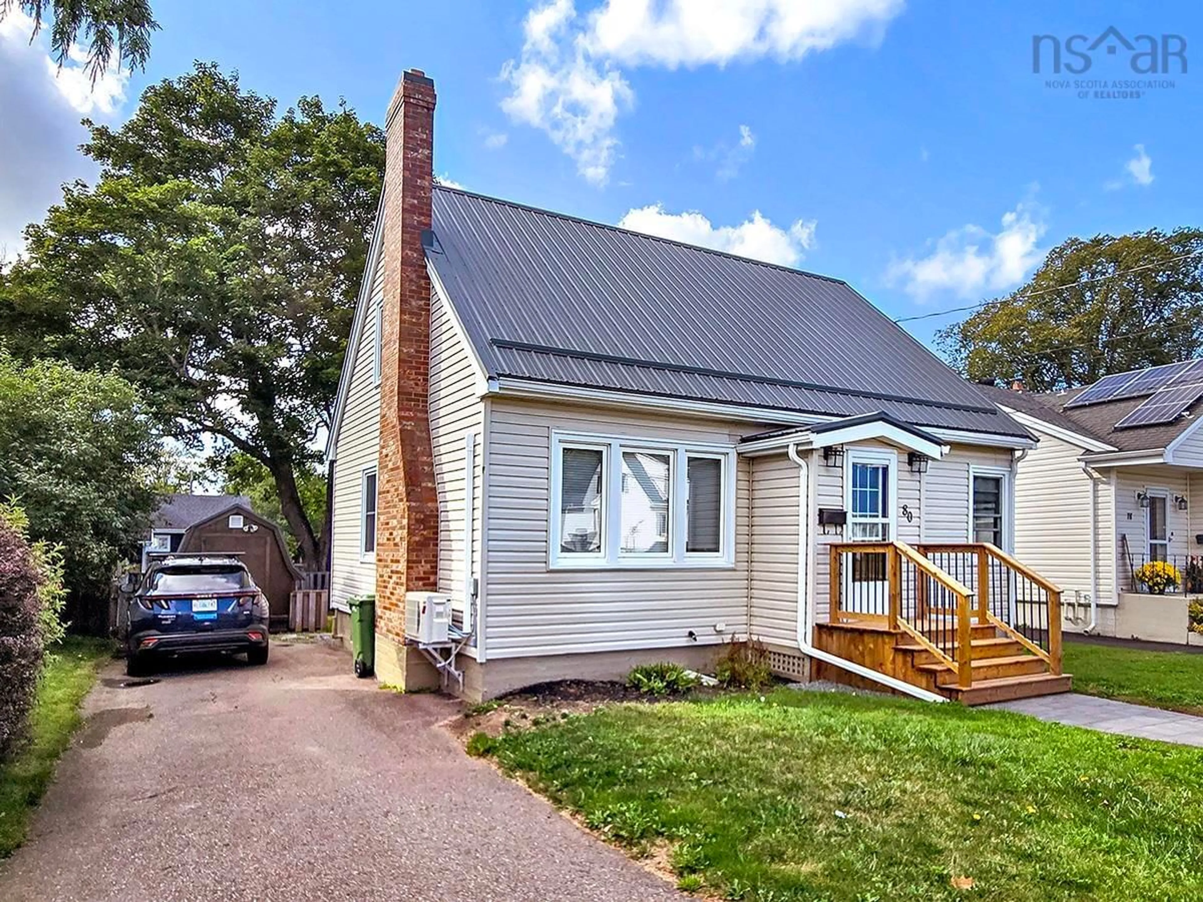 Home with vinyl exterior material, street for 80 Normandy Ave, Truro Nova Scotia B2N 3J7
