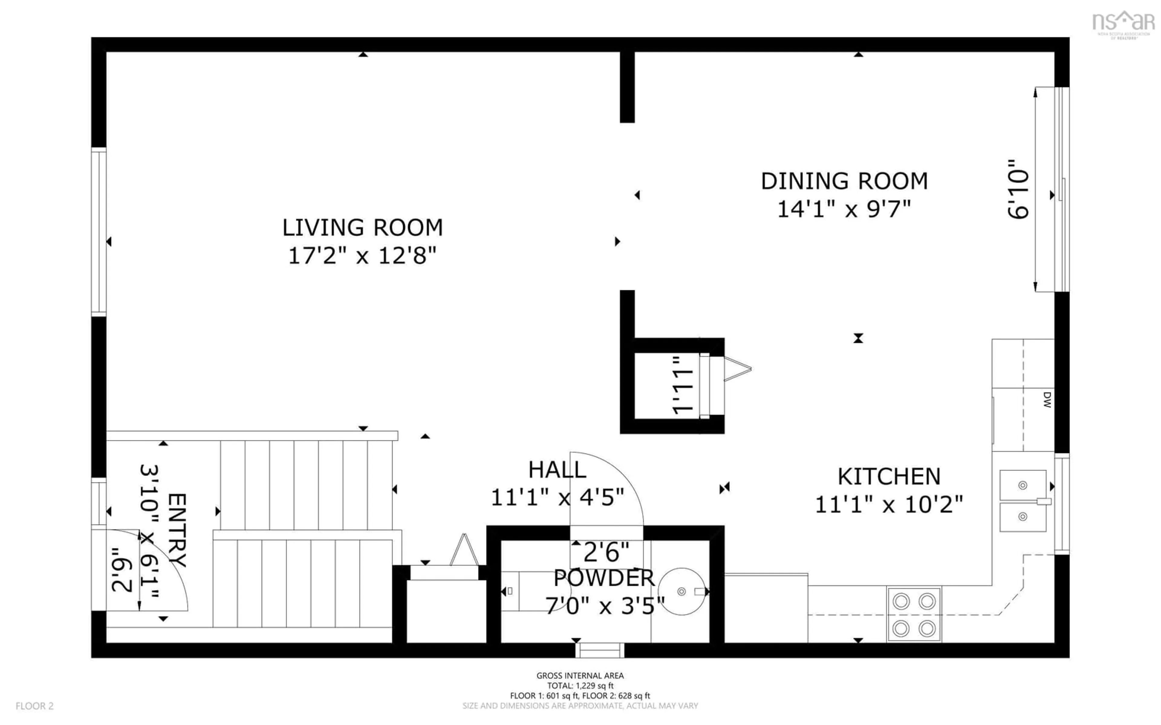 Floor plan for 117 Lumberman Dr, Middle Sackville Nova Scotia B4E 2W1