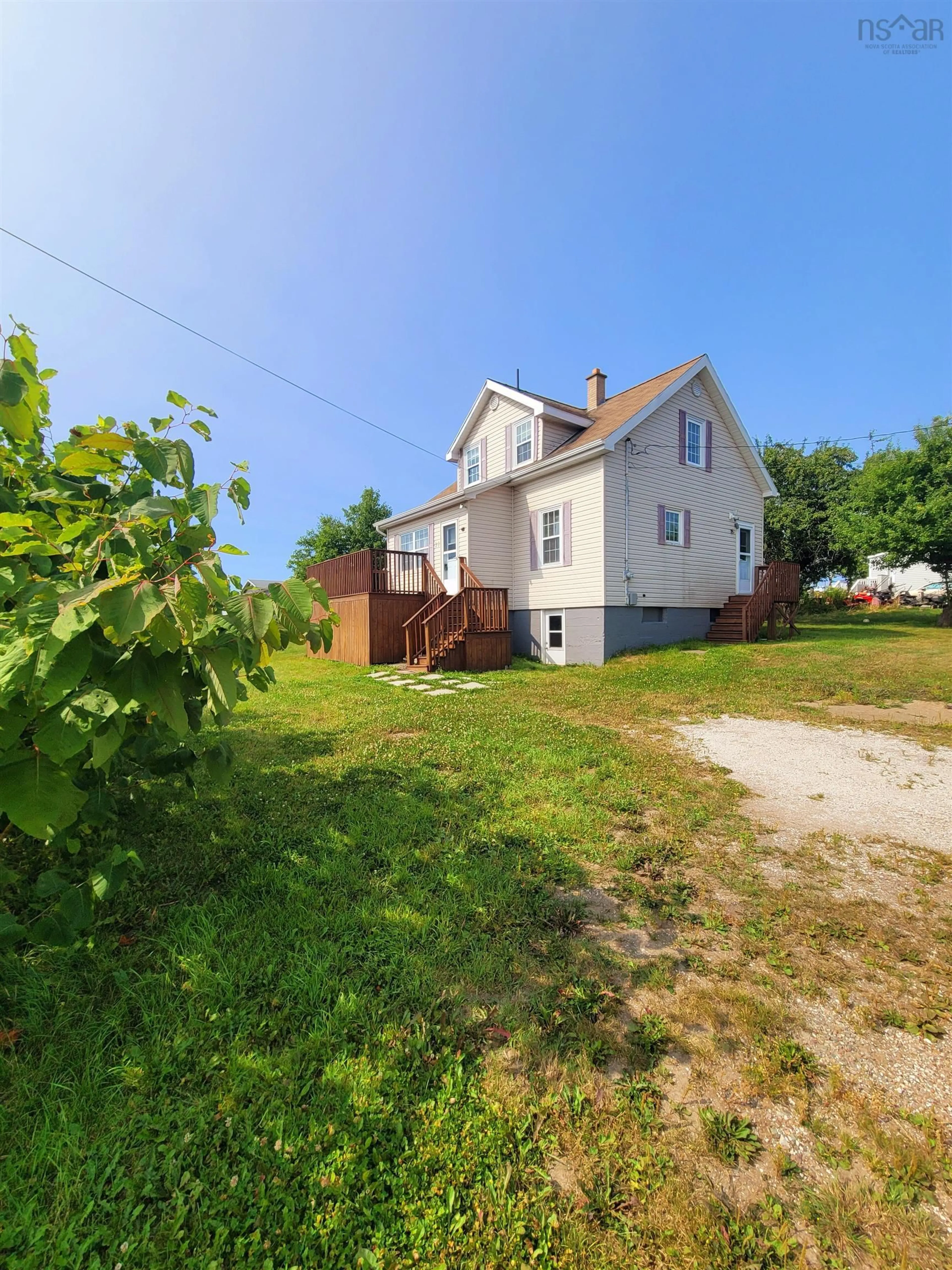 A pic from outside/outdoor area/front of a property/back of a property/a pic from drone, street for 35 Centre St, Reserve Mines Nova Scotia B1E 1B1