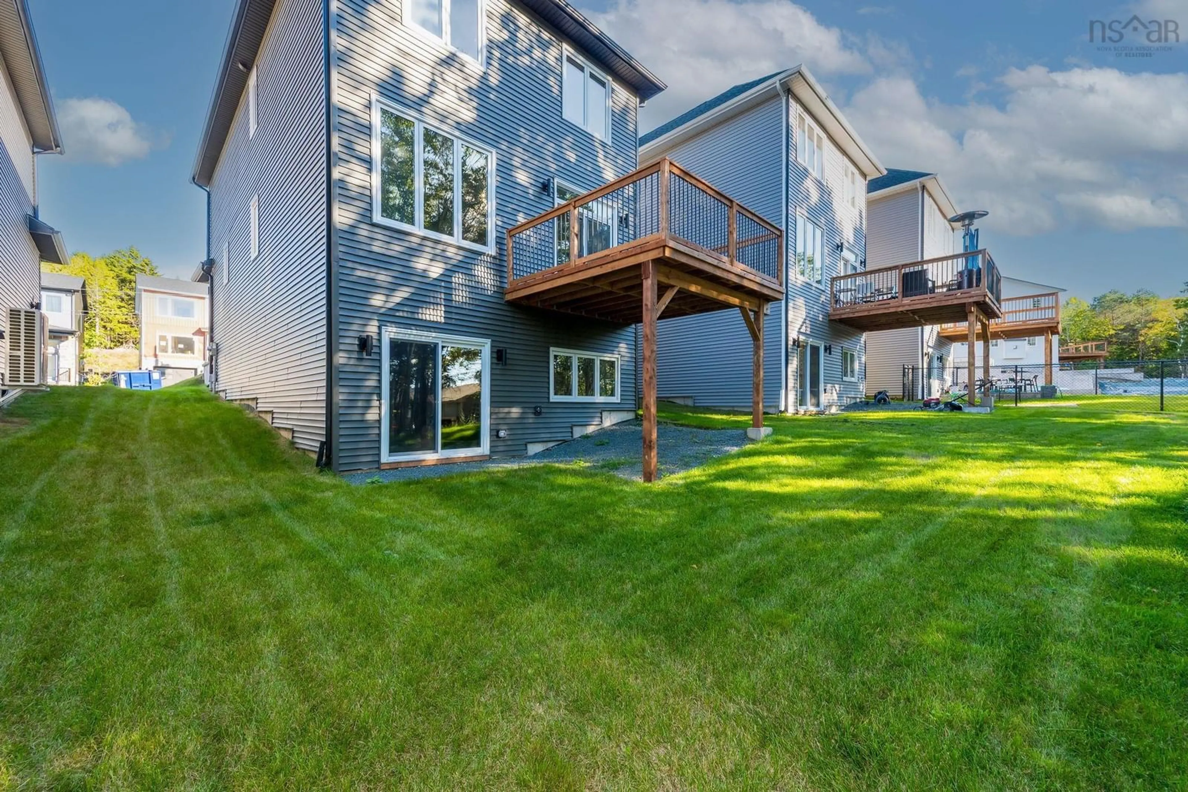 Patio, mountain view for 69 Pearlgarden Close #PC32, Dartmouth Nova Scotia B2X 0C2