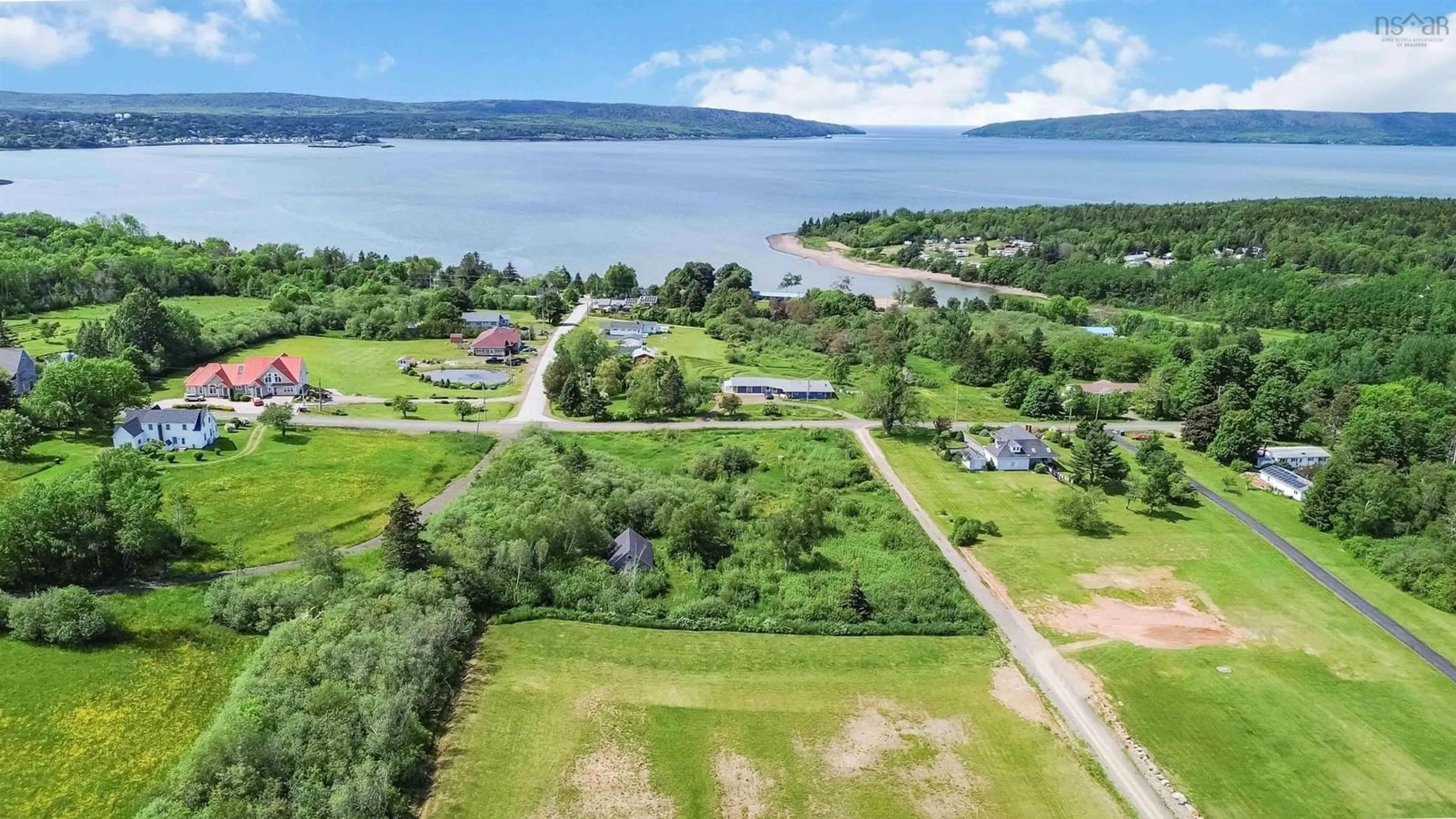 A pic from outside/outdoor area/front of a property/back of a property/a pic from drone, water/lake/river/ocean view for lot 3 & 4 West Old Post Rd, Smiths Cove Nova Scotia B0S 1S0