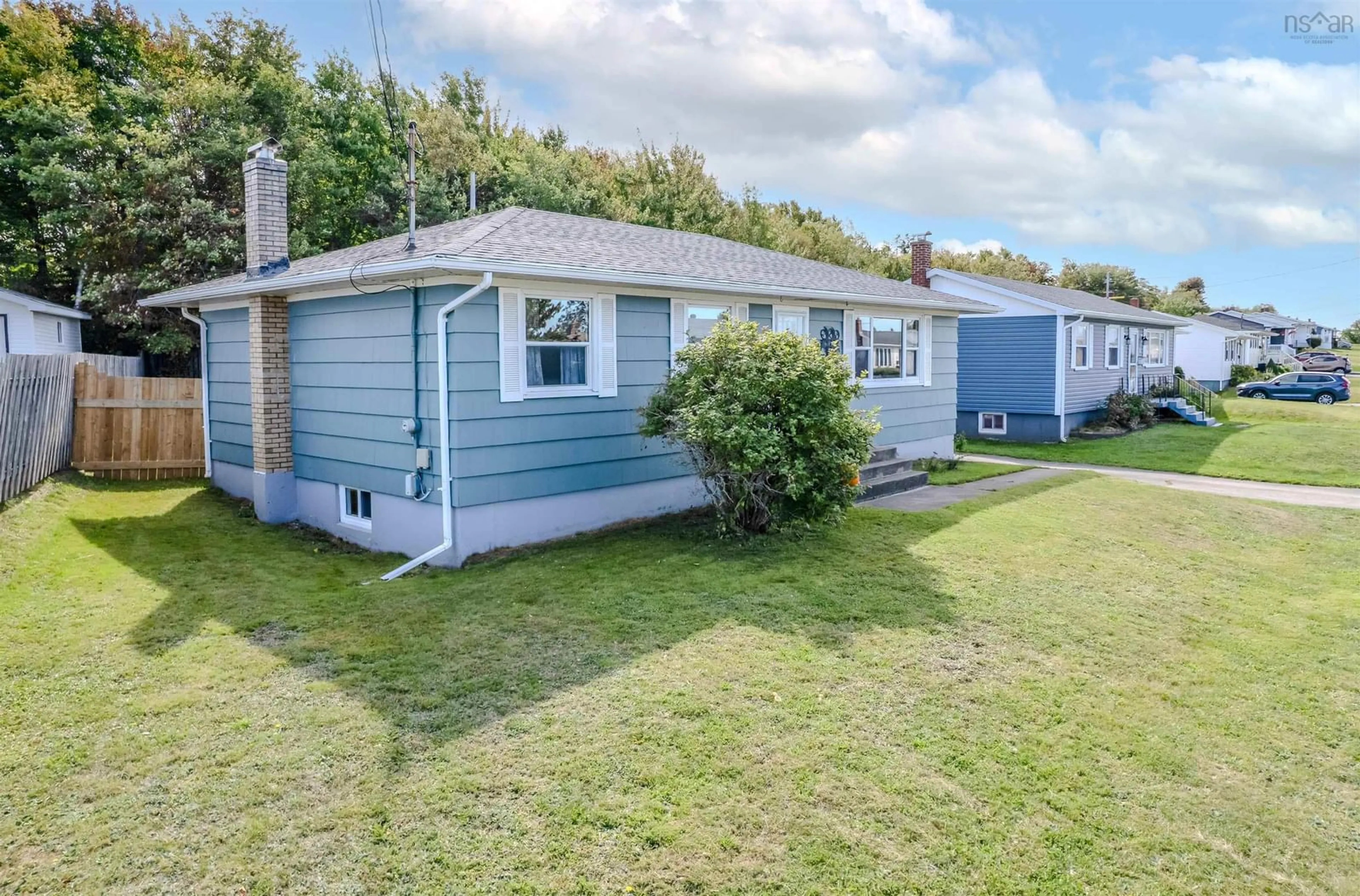 A pic from outside/outdoor area/front of a property/back of a property/a pic from drone, street for 28 Ranna Dr, Sydney Nova Scotia B1P 3Y7