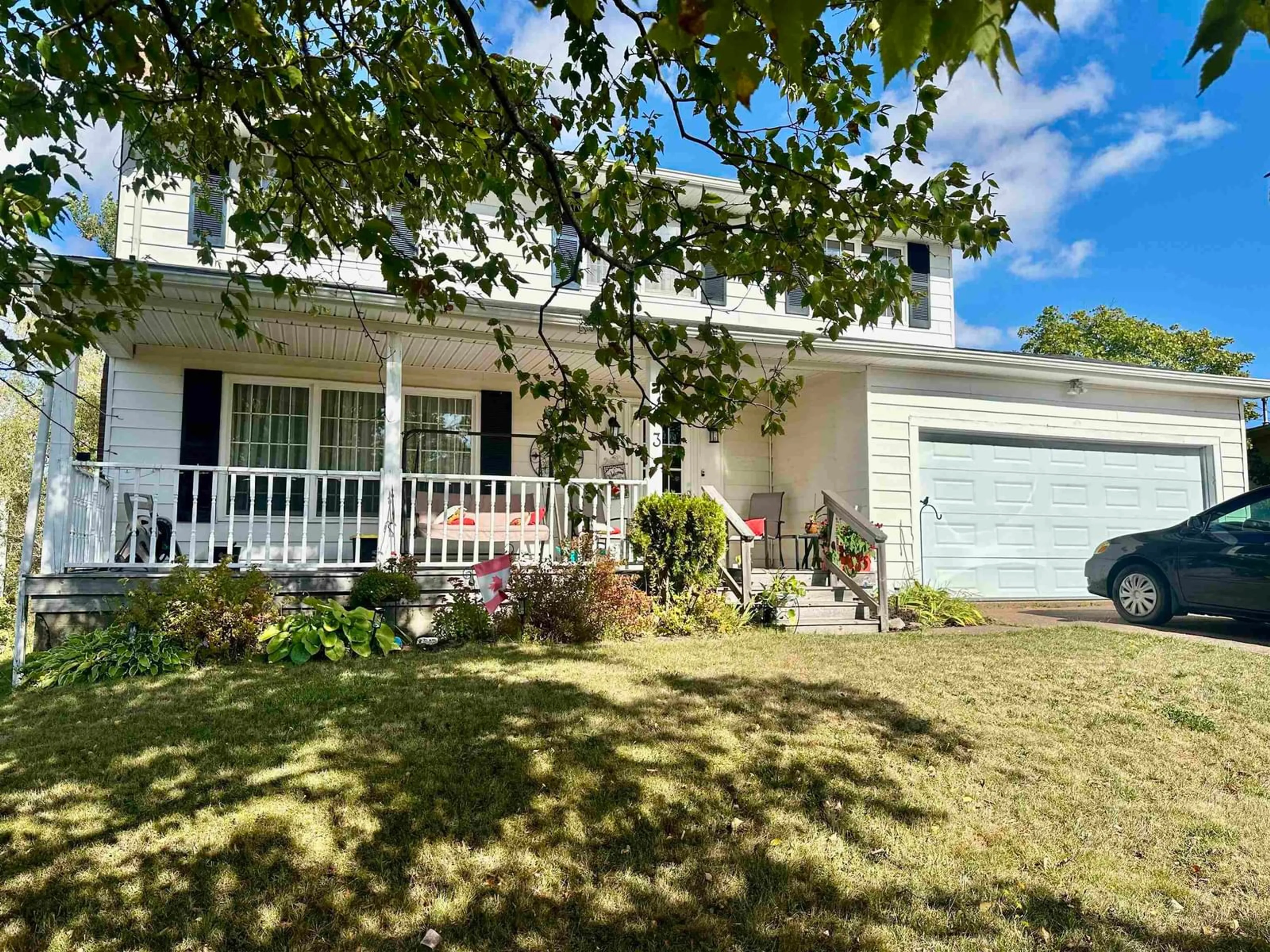 Home with vinyl exterior material, street for 3 Grants Crt, Port Hawkesbury Nova Scotia B9A 2K4