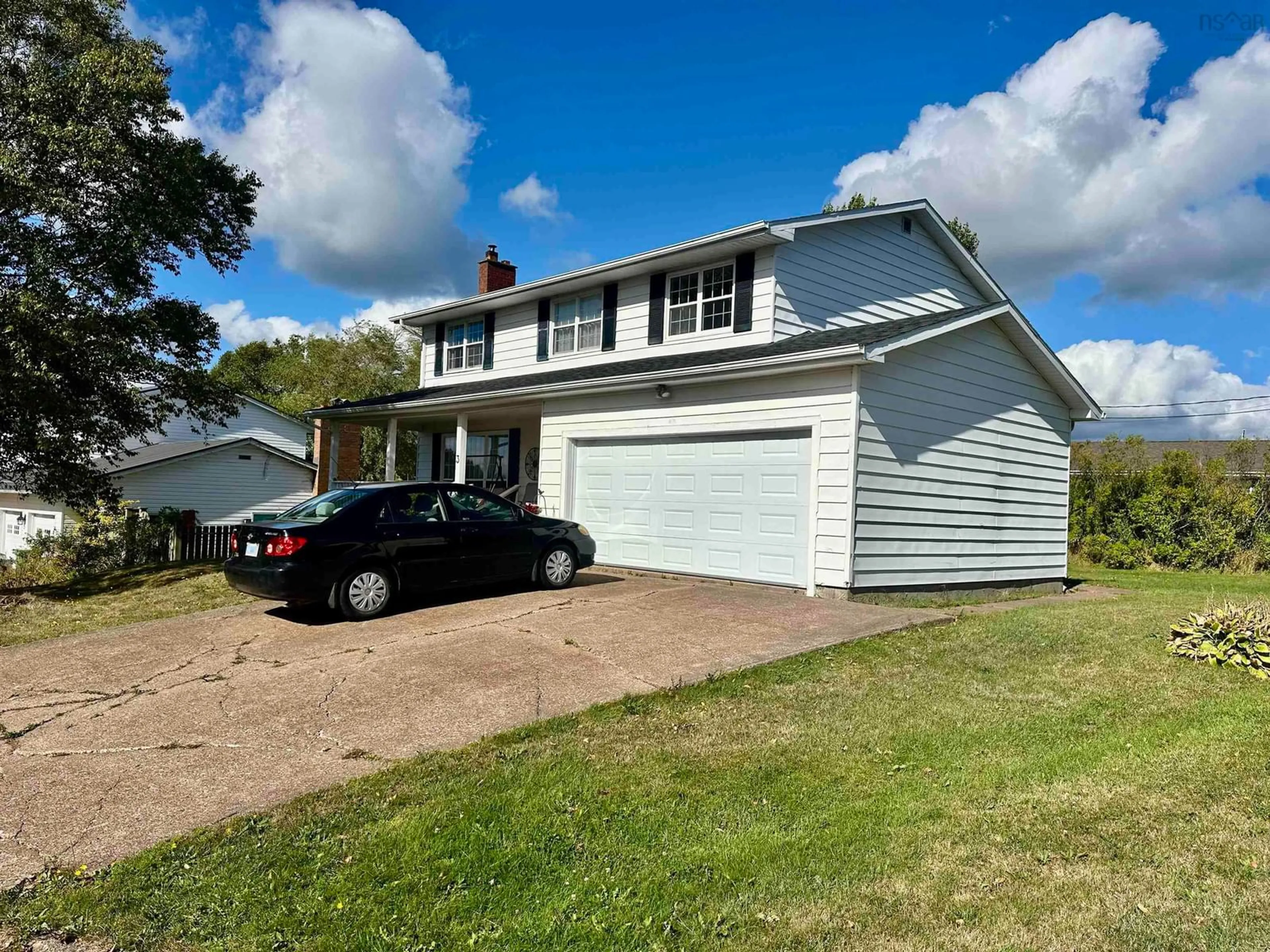 A pic from outside/outdoor area/front of a property/back of a property/a pic from drone, street for 3 Grants Crt, Port Hawkesbury Nova Scotia B9A 2K4