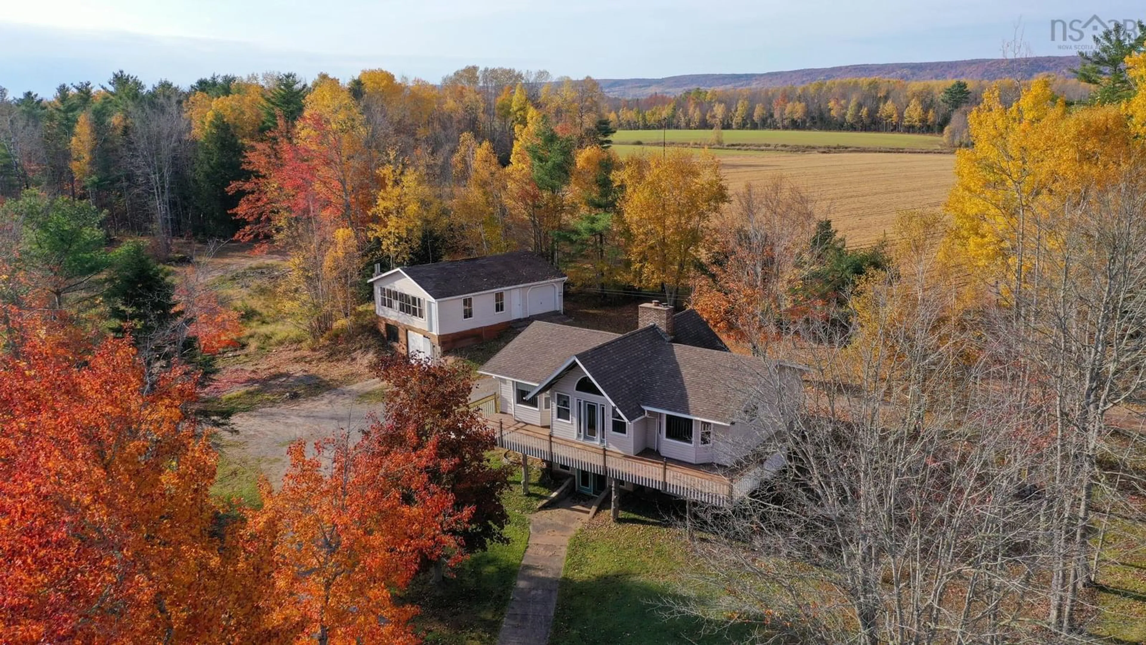 A pic from outside/outdoor area/front of a property/back of a property/a pic from drone, water/lake/river/ocean view for 267 Green Rd, Keddys Corner Nova Scotia B4N 3V7