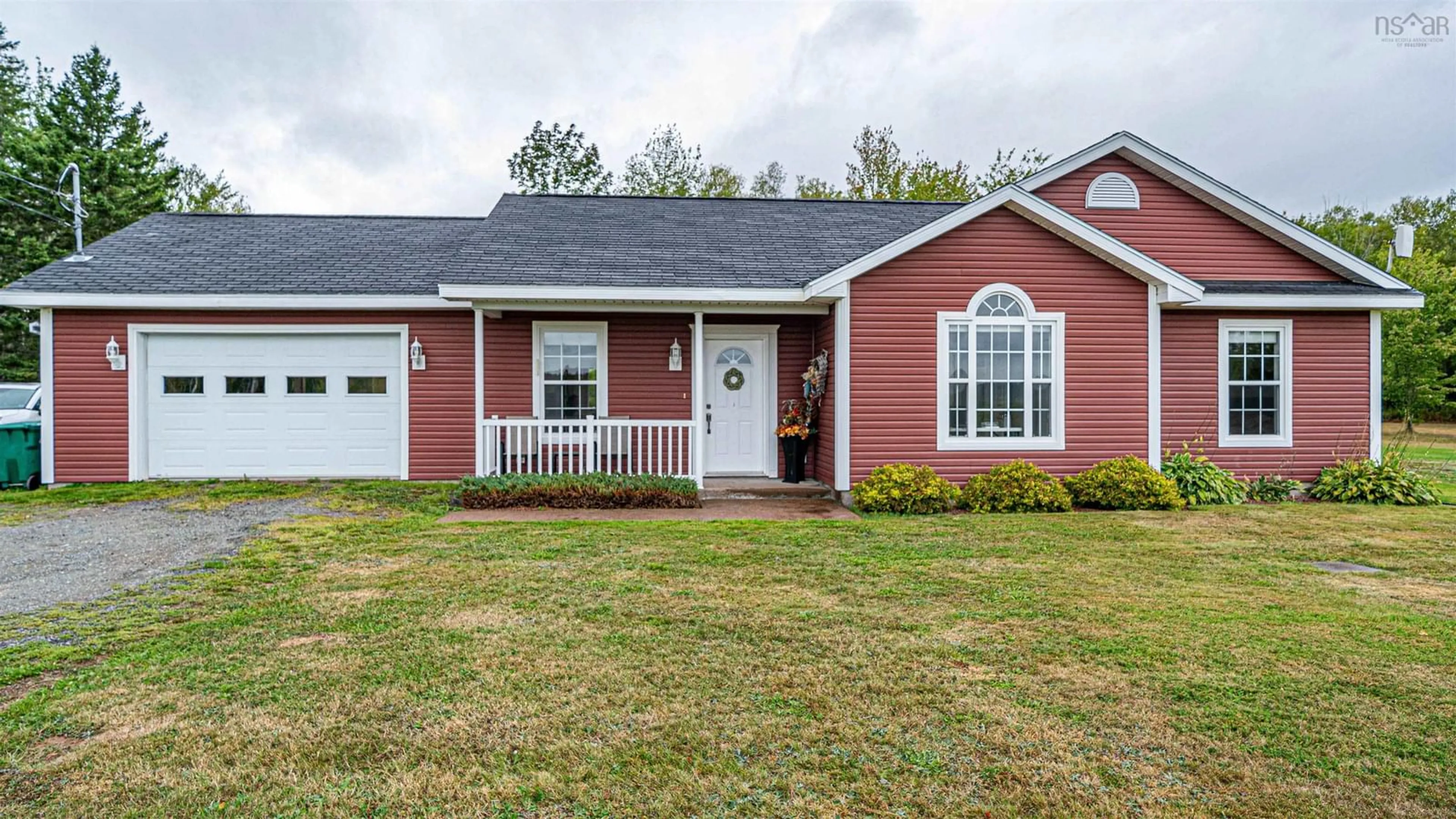 Home with vinyl exterior material, street for 3227 Highway 4, Central West River Nova Scotia B0K 1P0