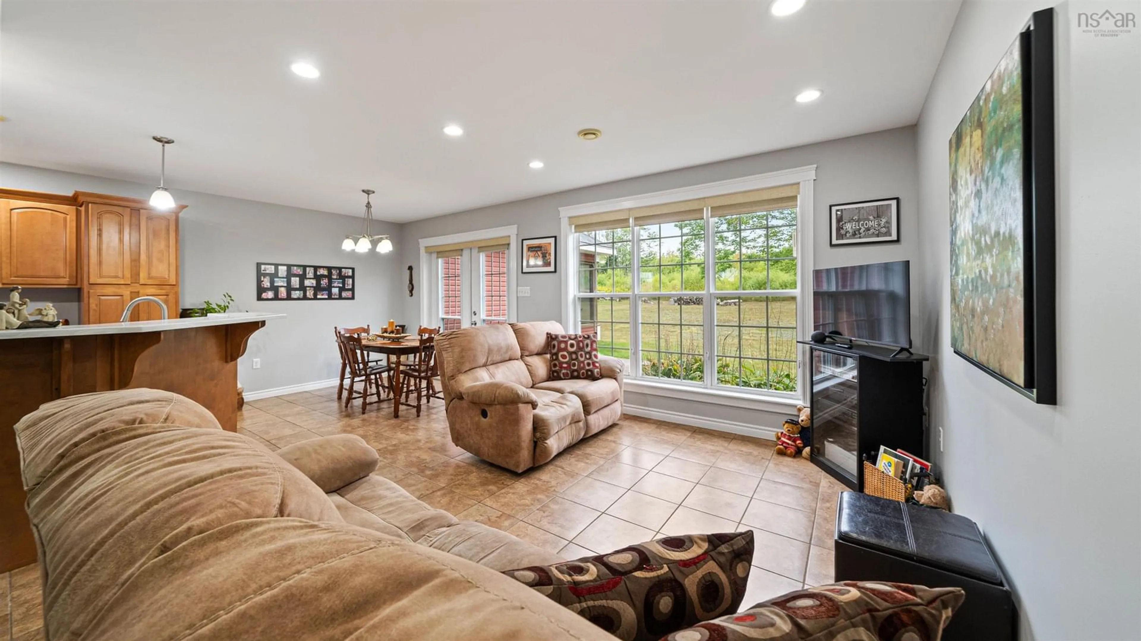 Living room with furniture, unknown for 3227 Highway 4, Central West River Nova Scotia B0K 1P0
