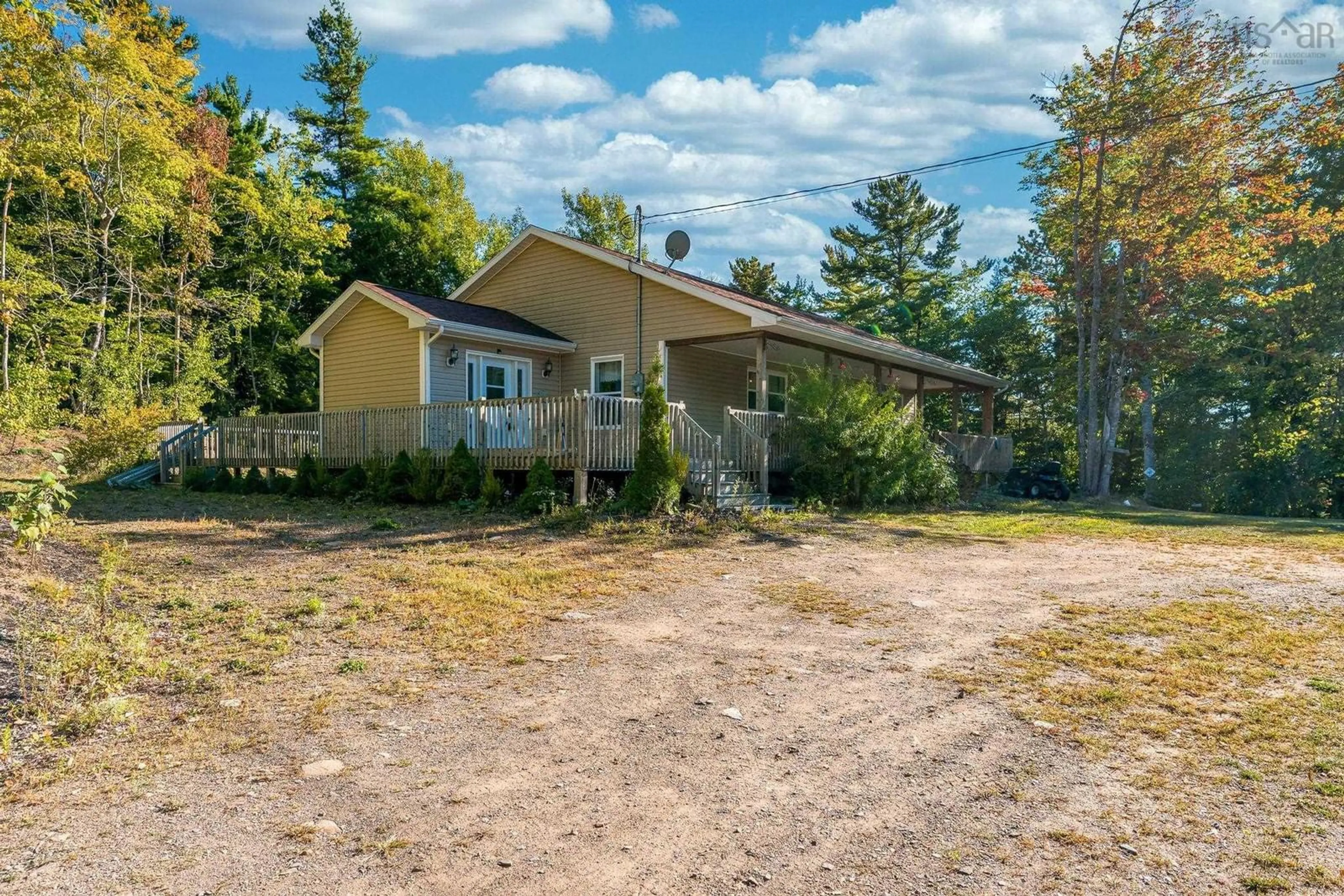 A pic from outside/outdoor area/front of a property/back of a property/a pic from drone, unknown for 260 Harrington Rd, Coldbrook Nova Scotia B4R 1C1
