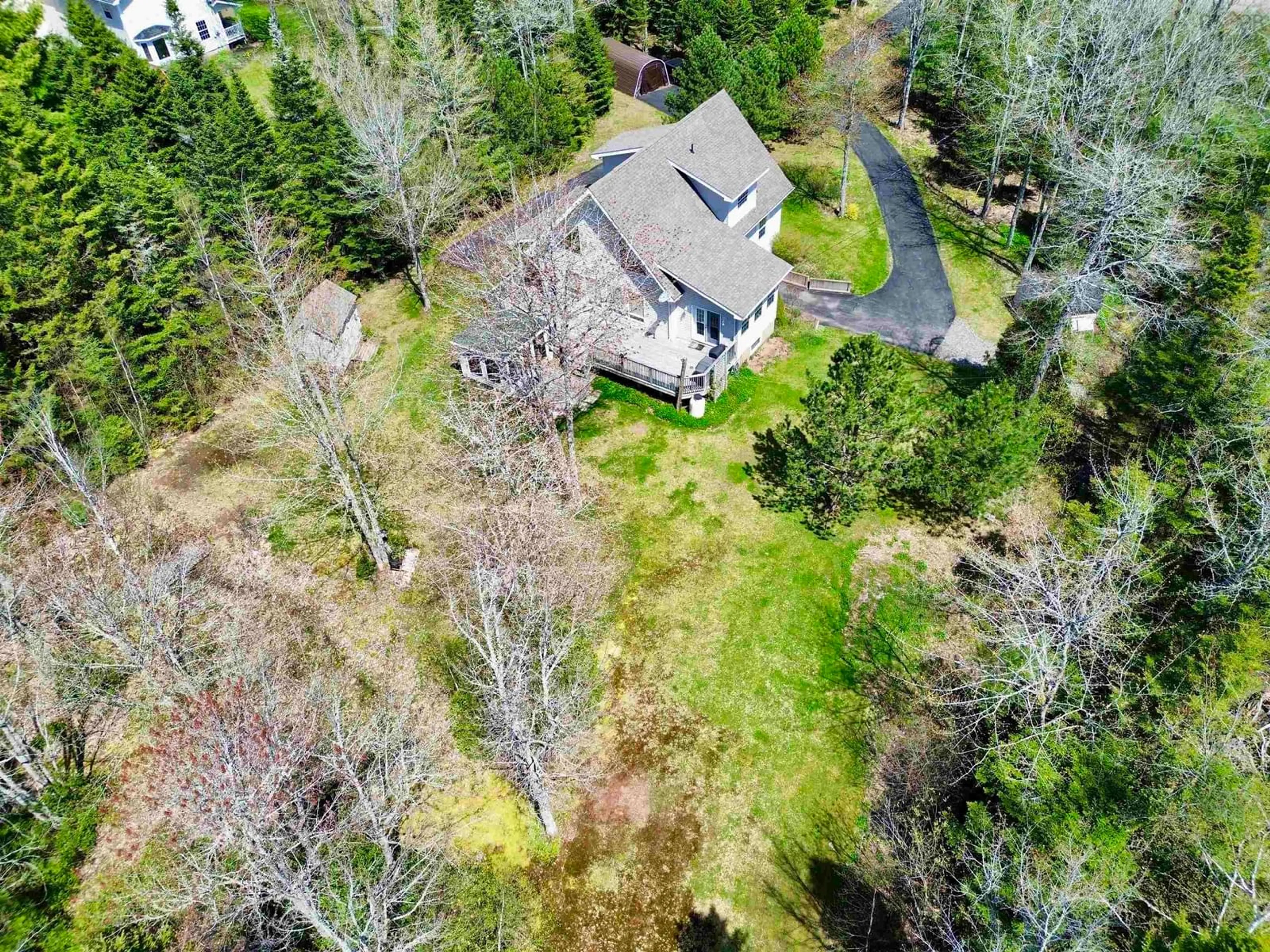 A pic from outside/outdoor area/front of a property/back of a property/a pic from drone, street for 1233 Hastings Rd, Hastings Nova Scotia B4H 3Y3