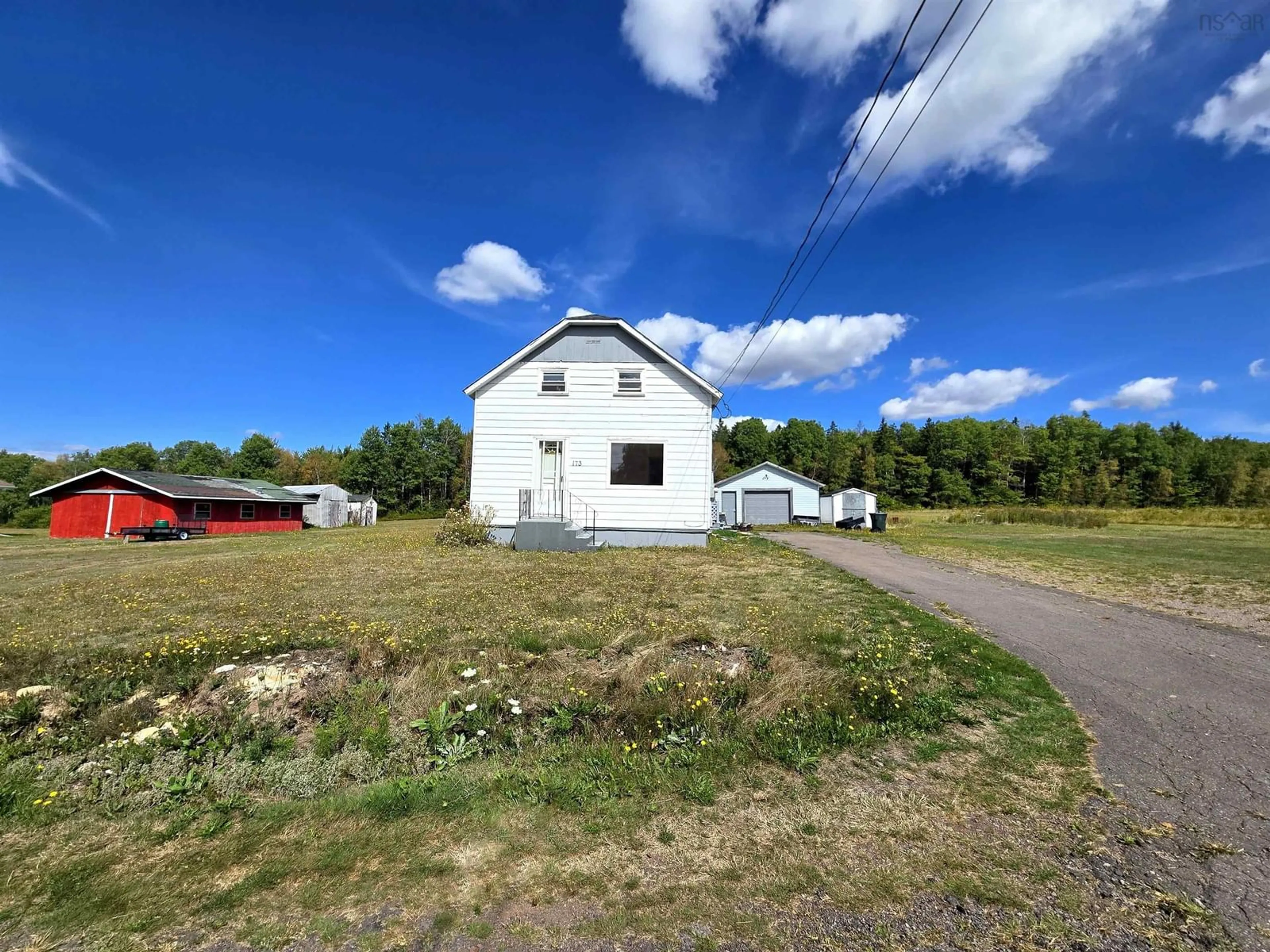 A pic from outside/outdoor area/front of a property/back of a property/a pic from drone, building for 173 Boston Rd, River Hebert East Nova Scotia B0L 1H0