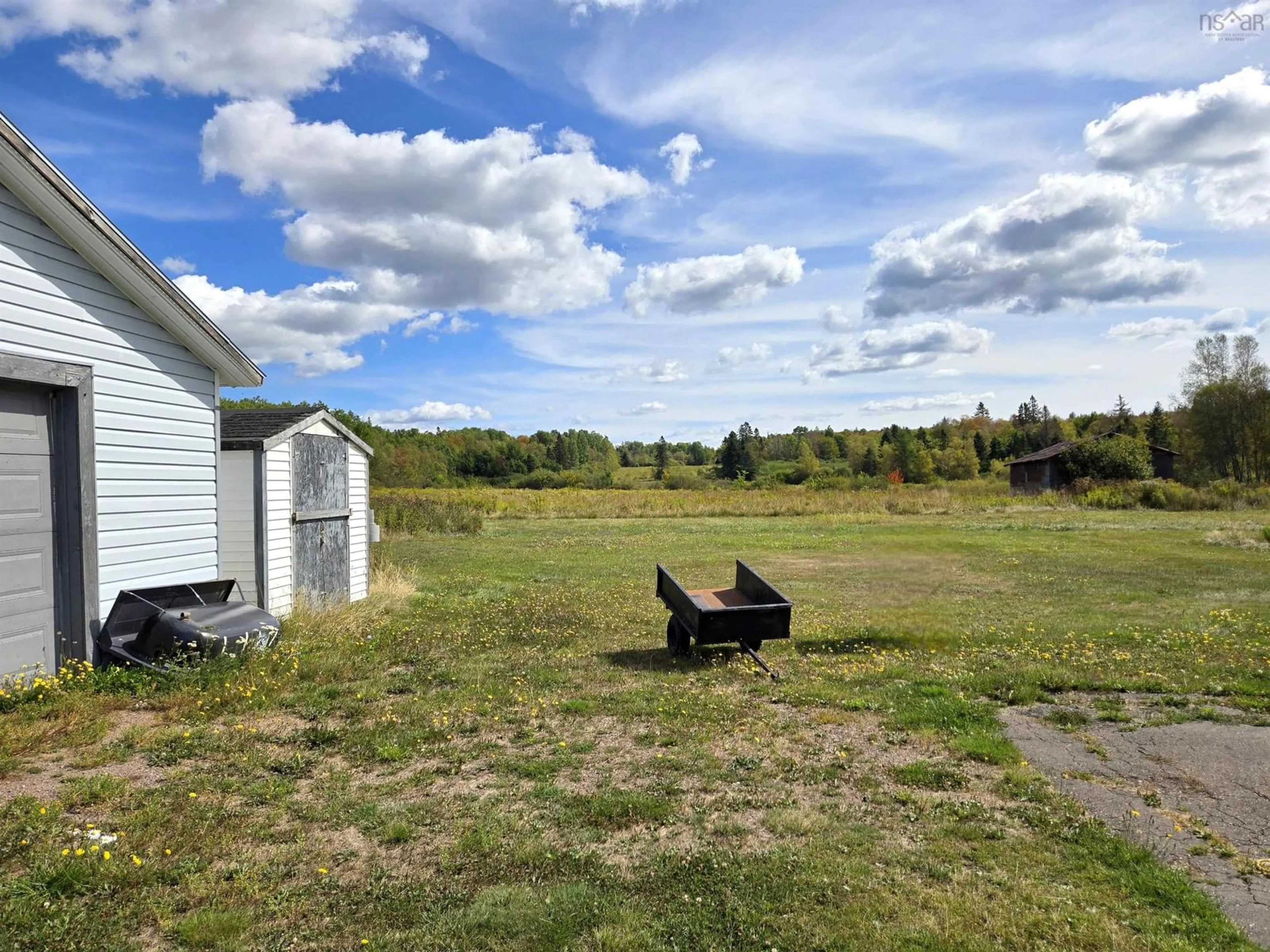 A pic from outside/outdoor area/front of a property/back of a property/a pic from drone, water/lake/river/ocean view for 173 Boston Rd, River Hebert East Nova Scotia B0L 1H0