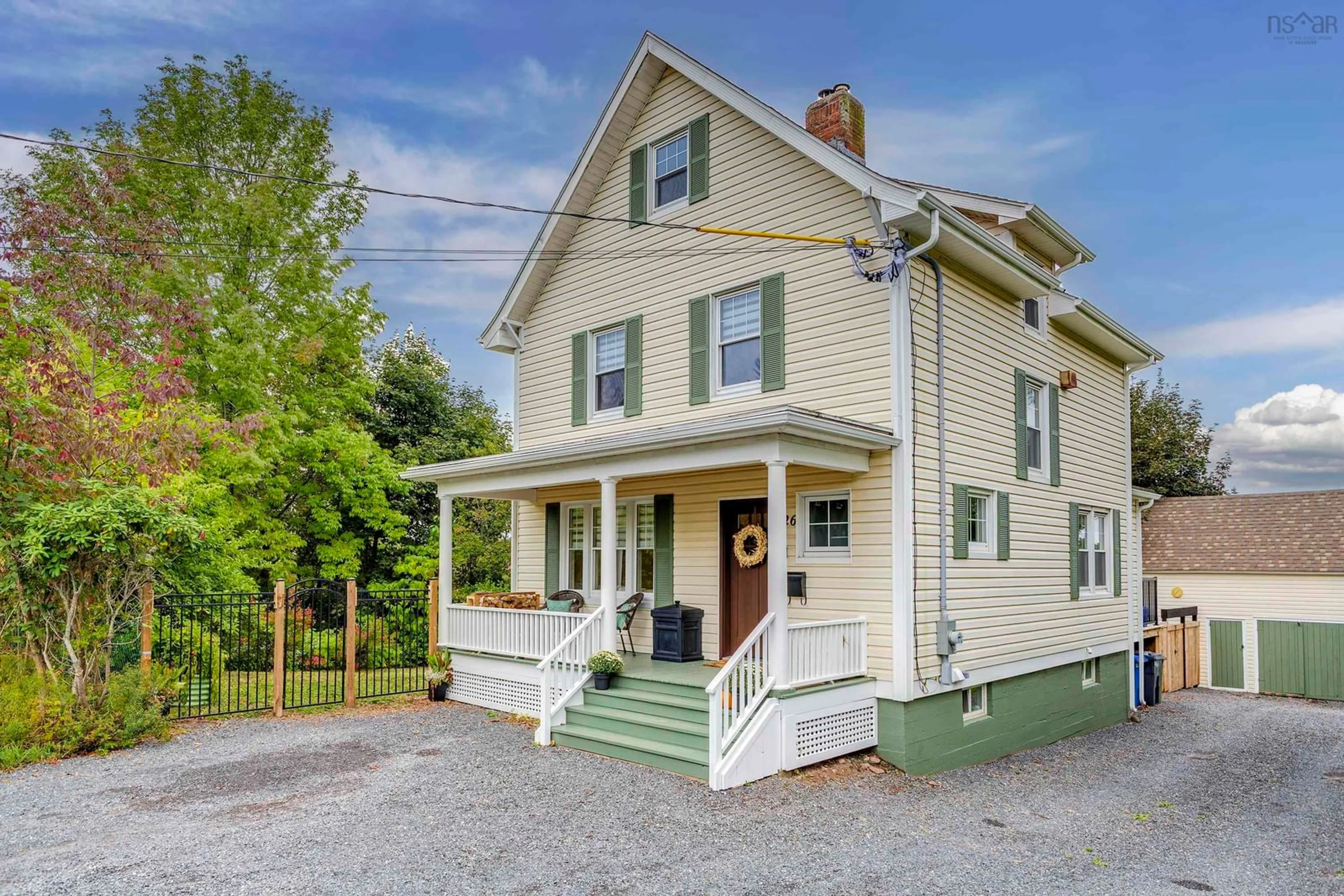 Home with vinyl exterior material, street for 126 Hillcrest Ave, New Glasgow Nova Scotia B2H 3T6