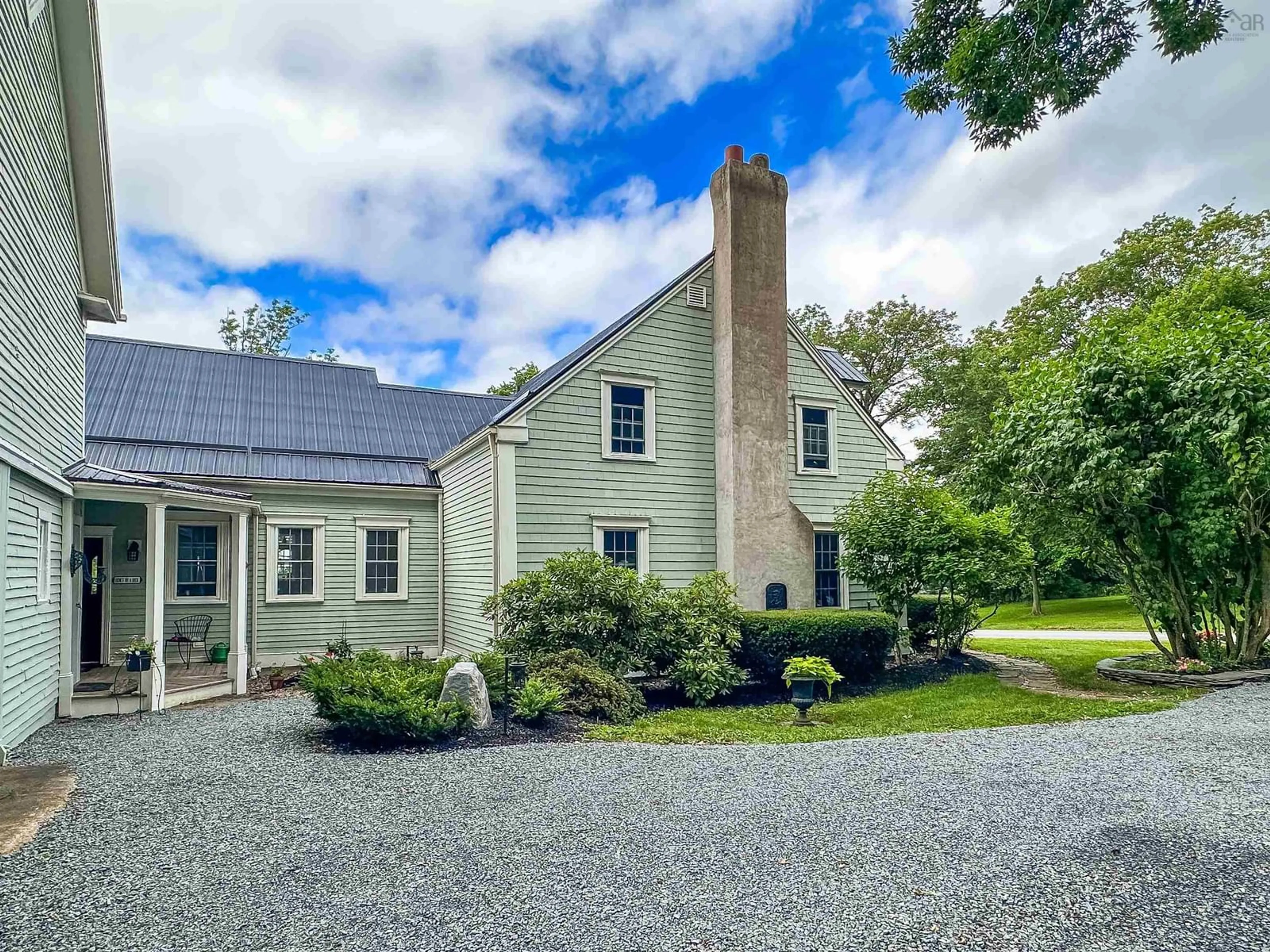 A pic from outside/outdoor area/front of a property/back of a property/a pic from drone, street for 1999 Grand Pre Rd, Grand Pré Nova Scotia B0P 1M0