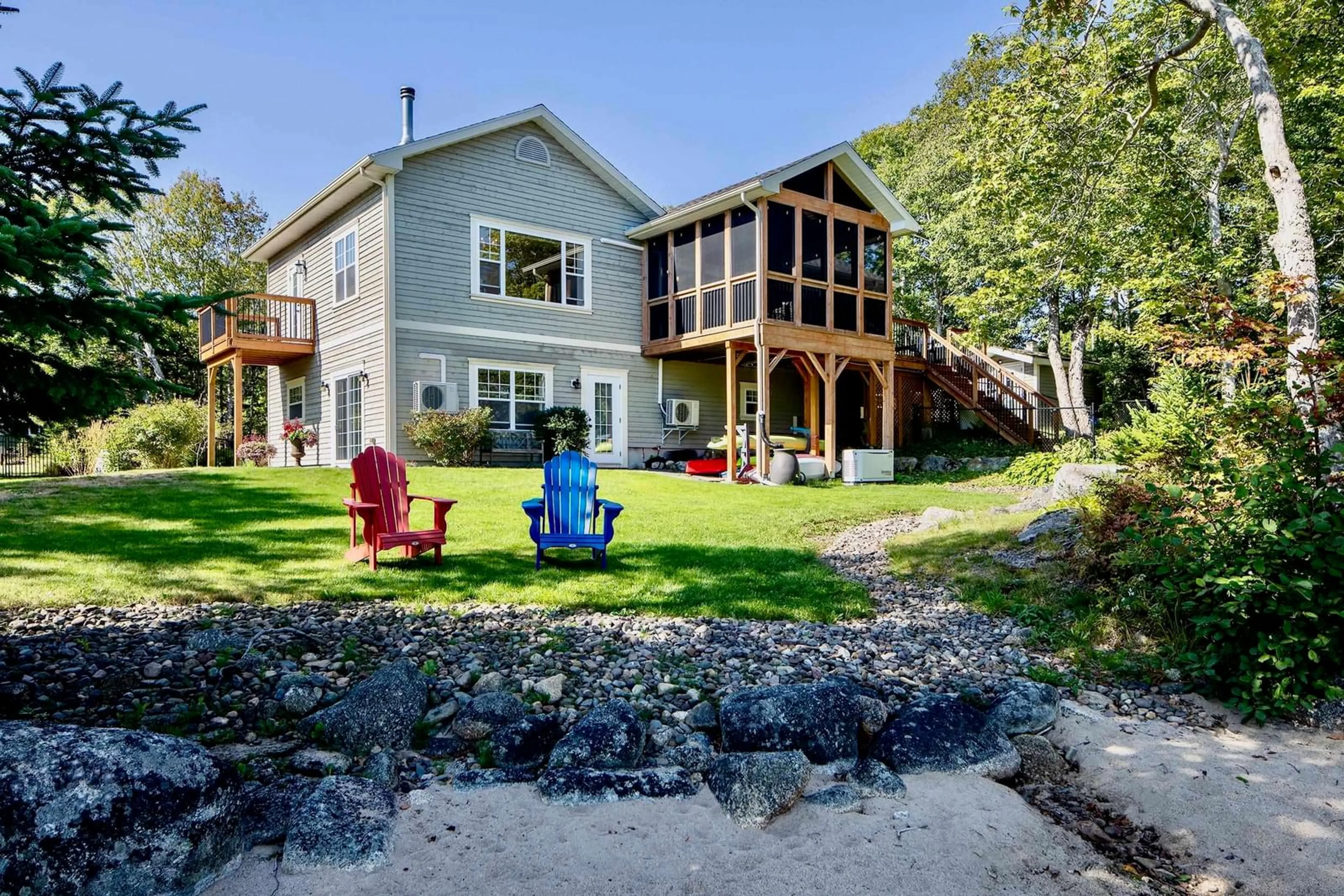 A pic from outside/outdoor area/front of a property/back of a property/a pic from drone, water/lake/river/ocean view for 490 Brookside Rd, Brookside Nova Scotia B3T 1T4
