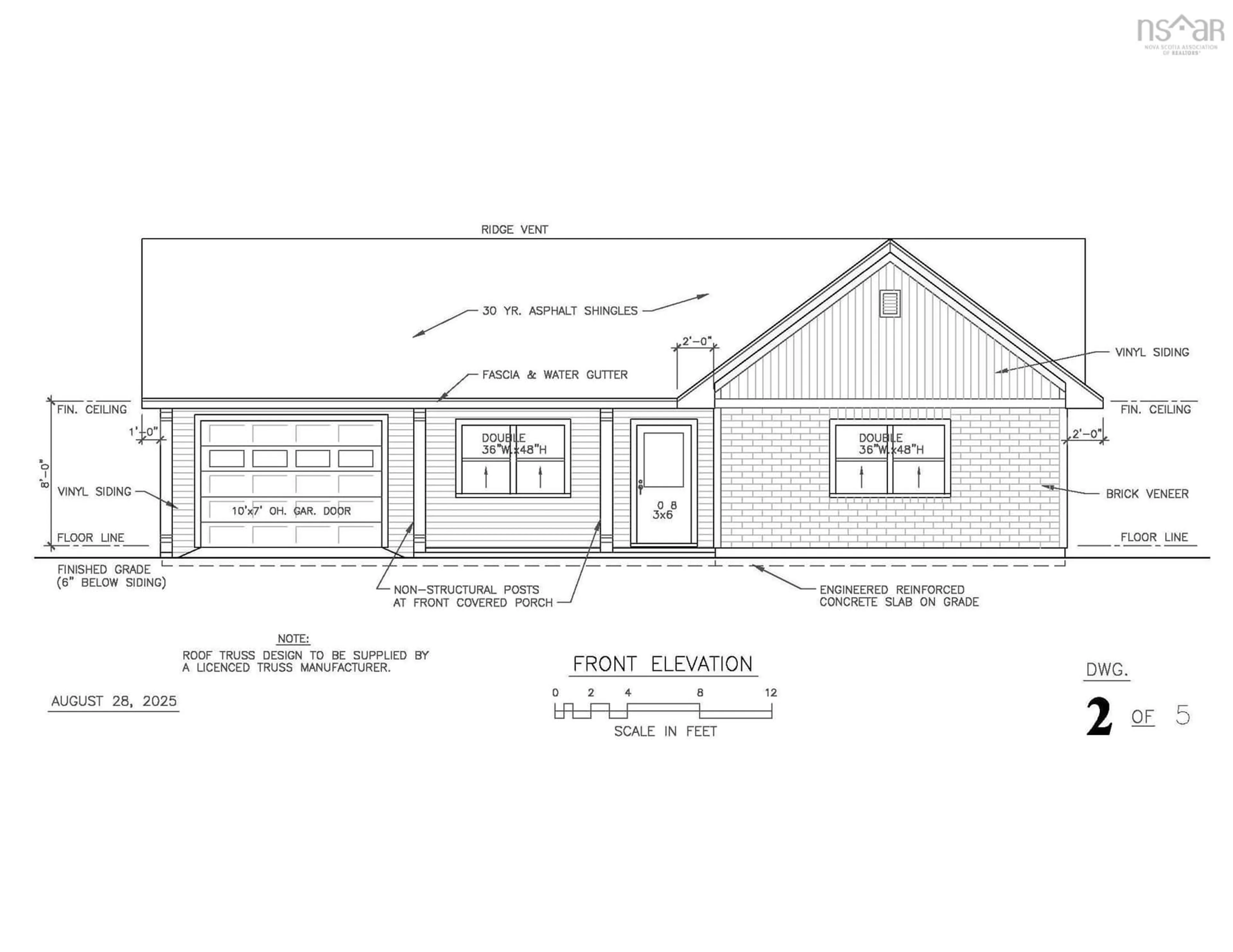 Floor plan for Mallard Ave #Lot 51, Canaan Nova Scotia B4N 0A8