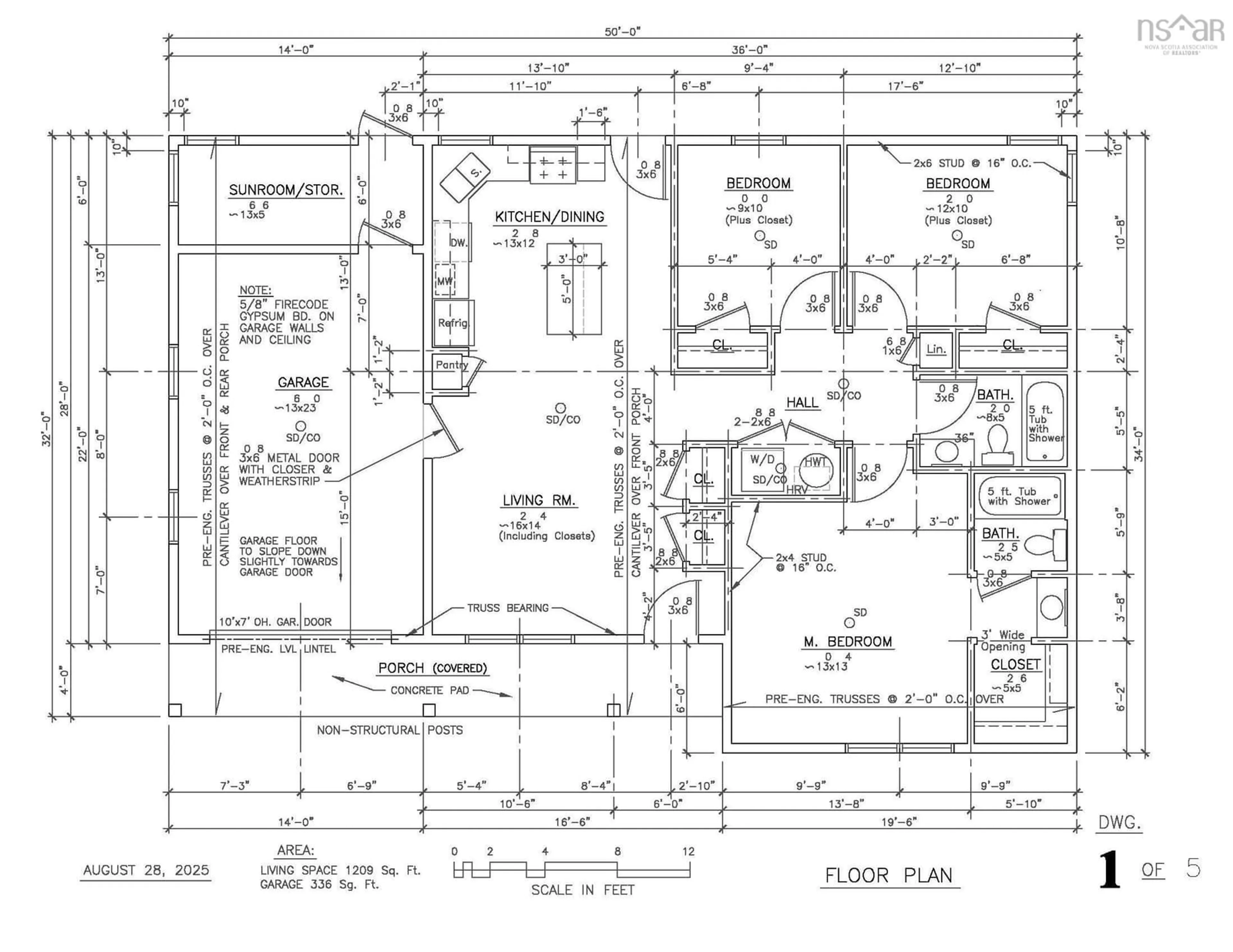 Floor plan for Mallard Ave #Lot 51, Canaan Nova Scotia B4N 0A8