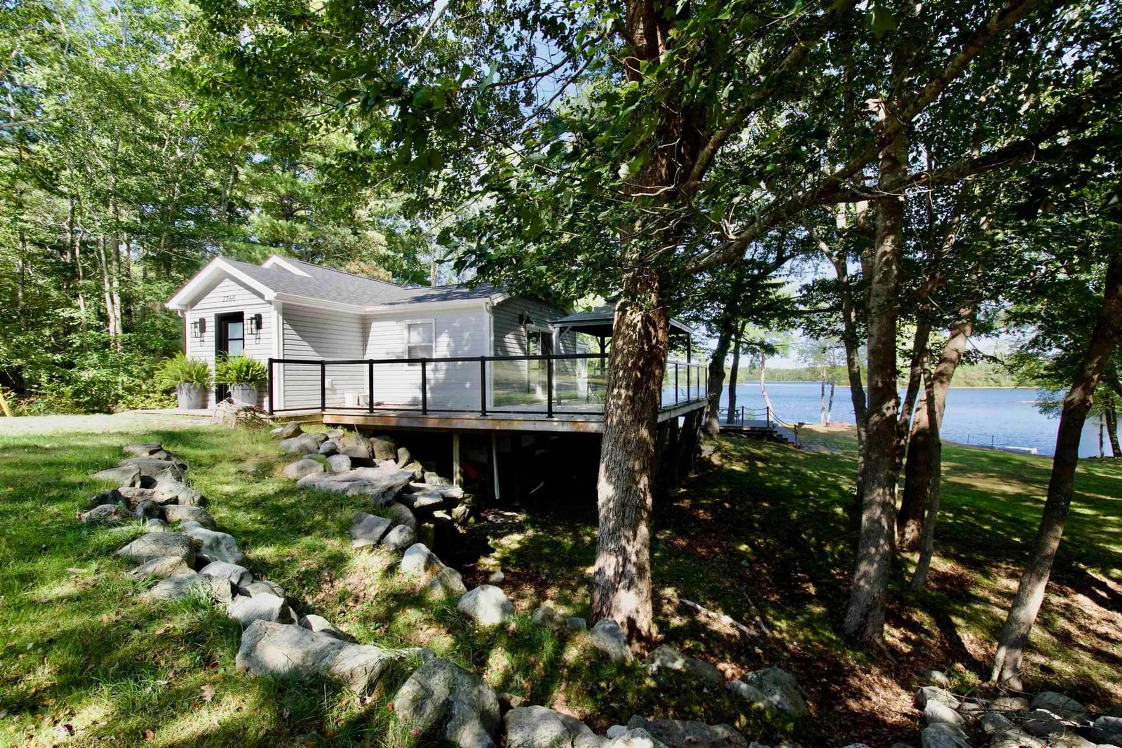 Home with vinyl exterior material, water/lake/river/ocean view for 2760 Highway 203, Middle Ohio Nova Scotia B0T 1W0