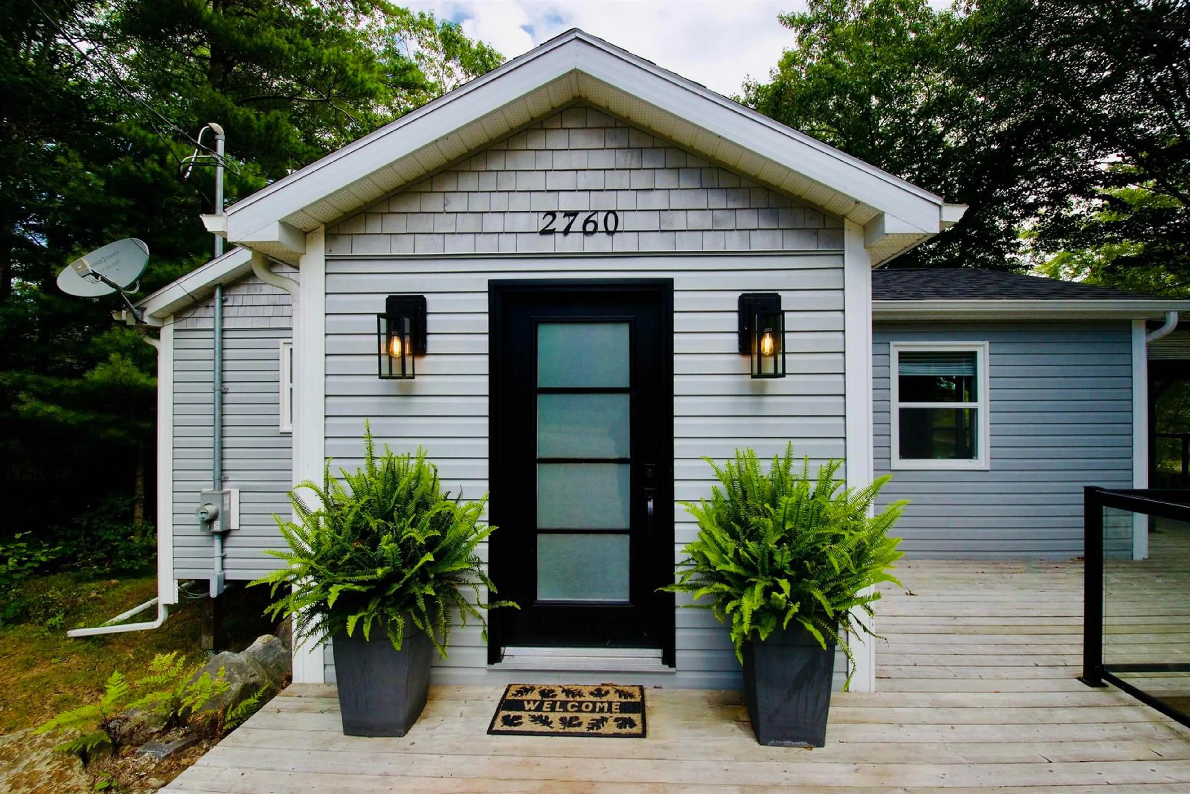 Home with vinyl exterior material, street for 2760 Highway 203, Middle Ohio Nova Scotia B0T 1W0