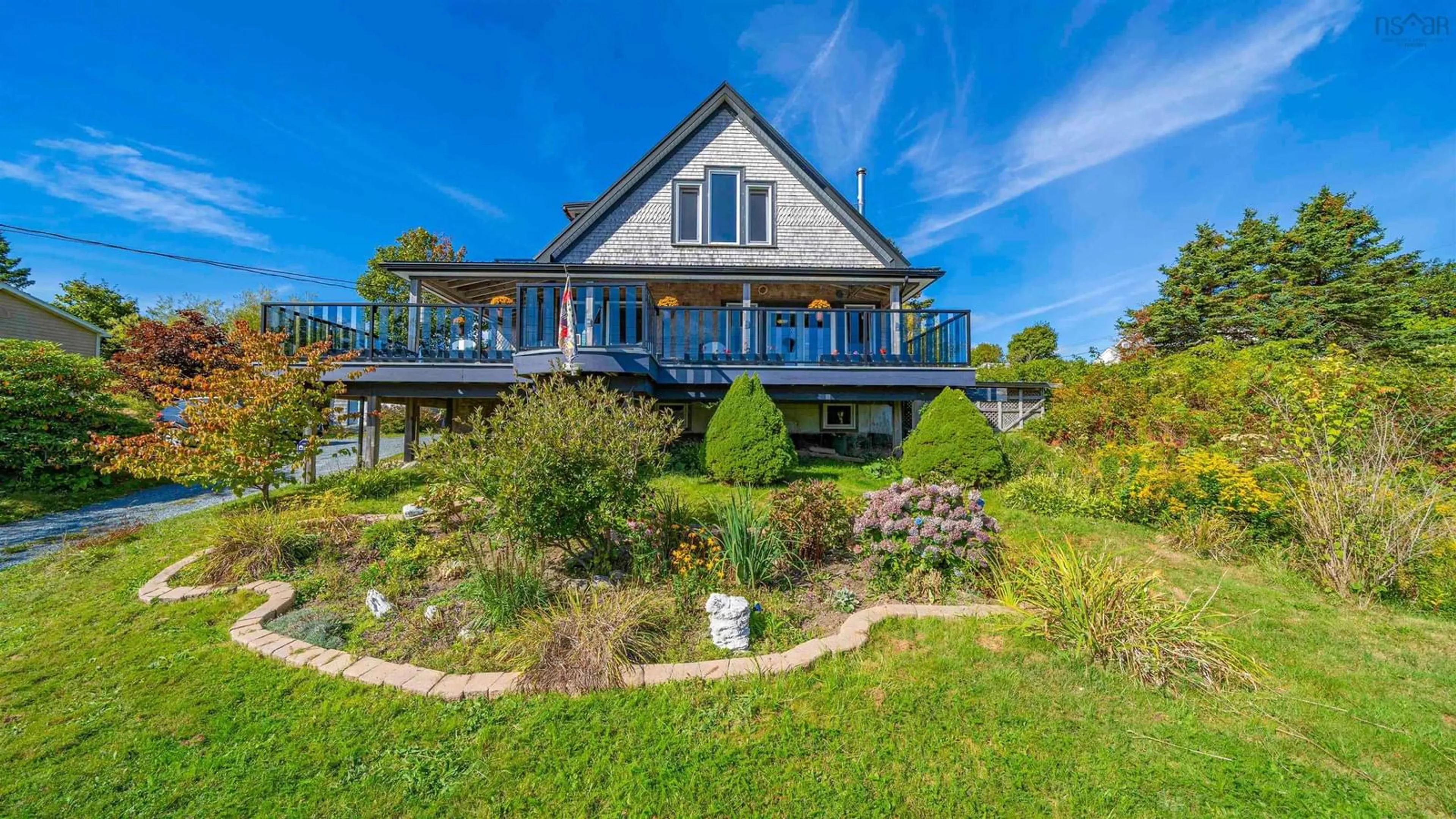 A pic from outside/outdoor area/front of a property/back of a property/a pic from drone, water/lake/river/ocean view for 687 Ketch Harbour Rd, Portuguese Cove Nova Scotia B3V 1K2